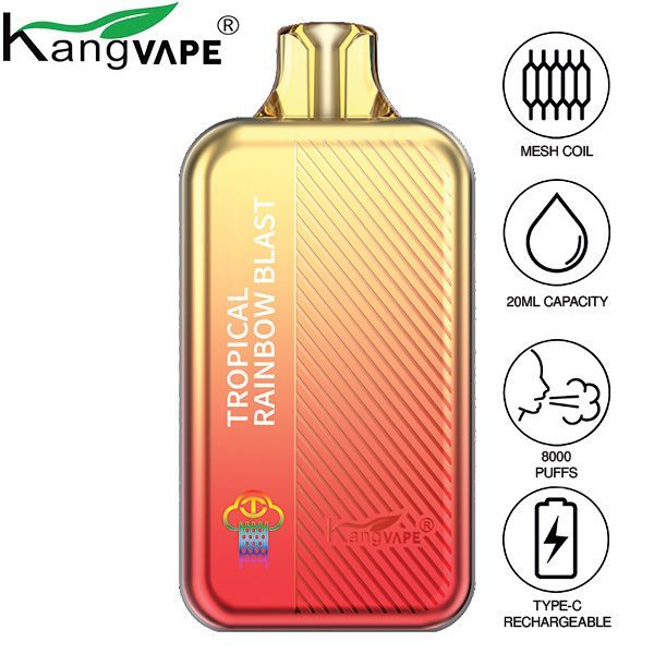 Kangvape TC8000 Disposable Vape 20mL 5 Pack、mySite、zt4zffjzw
