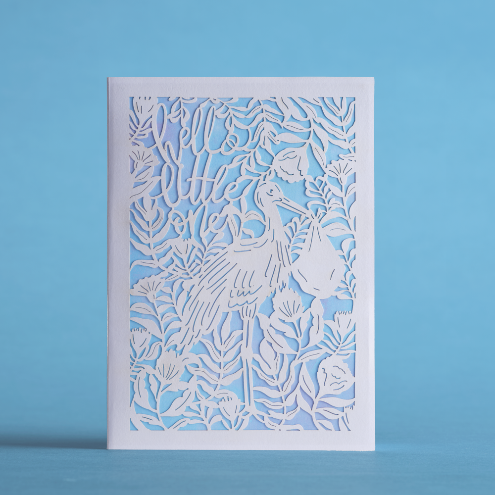 Baby Stork: Lovepop Moments™ Card、mySite、solidvoid