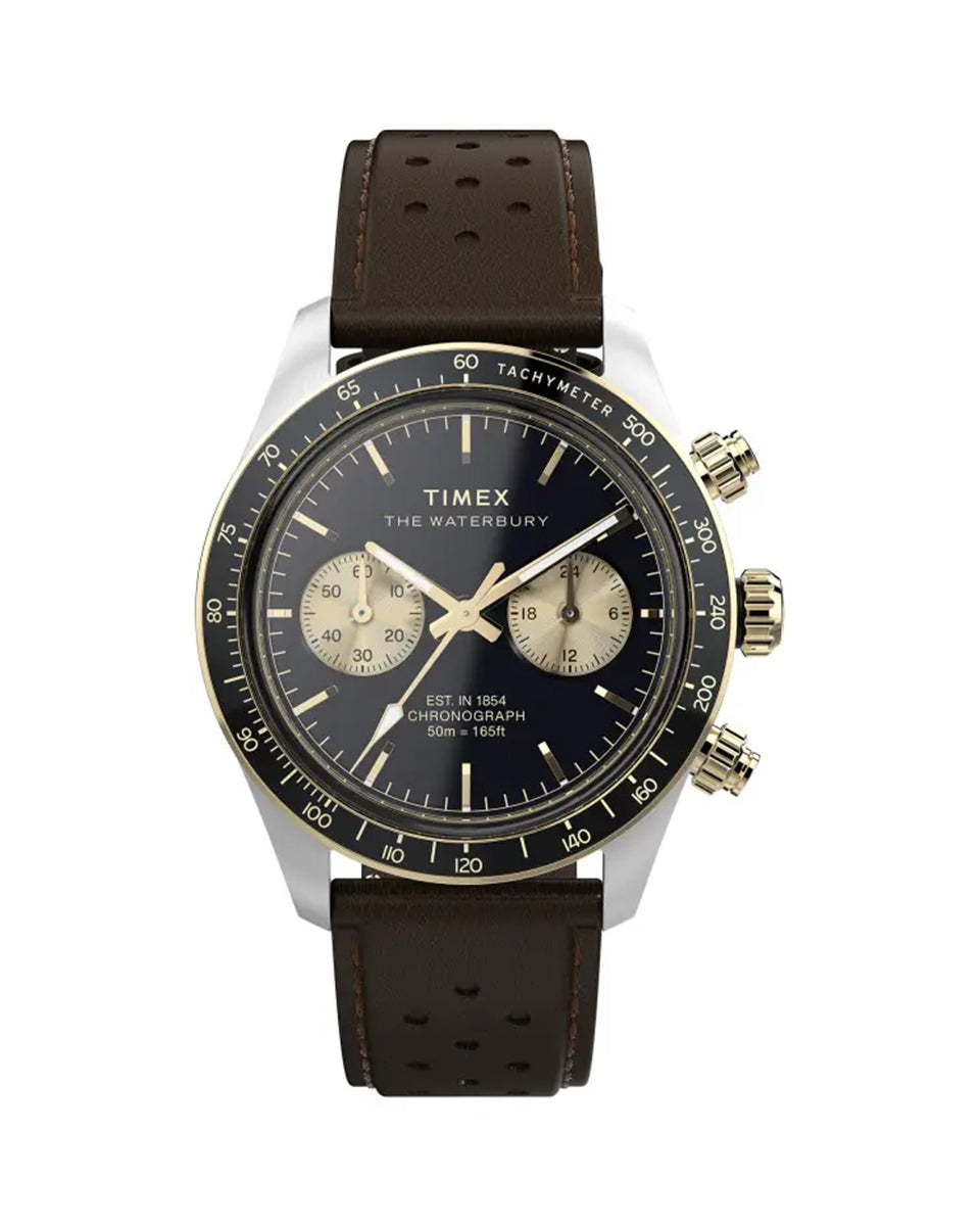  Timex Waterbury Heritage Chronograph 39mm TW2Y24100