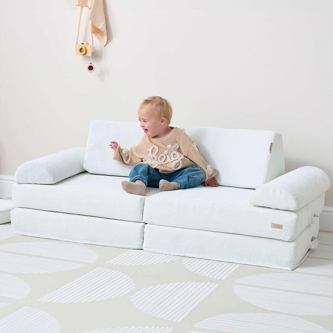  Tutti Bambini Playrama Montessori Kids Play Sofa - Sea Mist、mySite、merchandisen