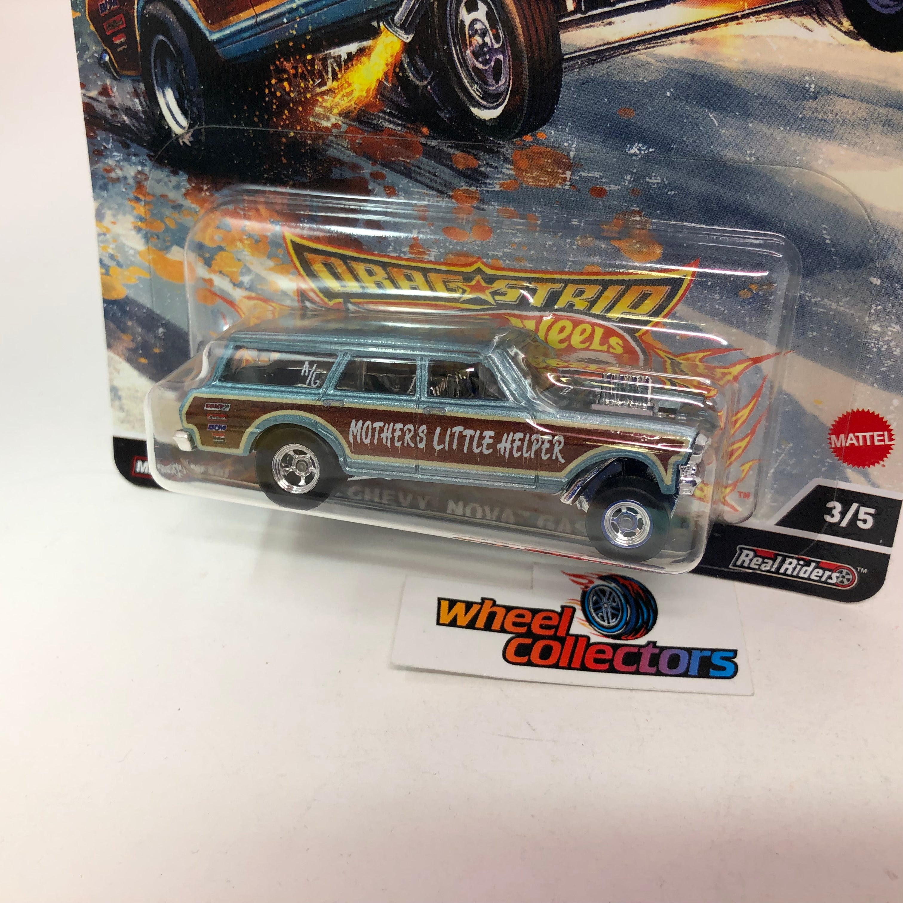 '64 Chevy Nova Gasser #3 * 2022 Hot Wheels Car Culture DRAG STRIP Case R、mySite、hgirdovlk