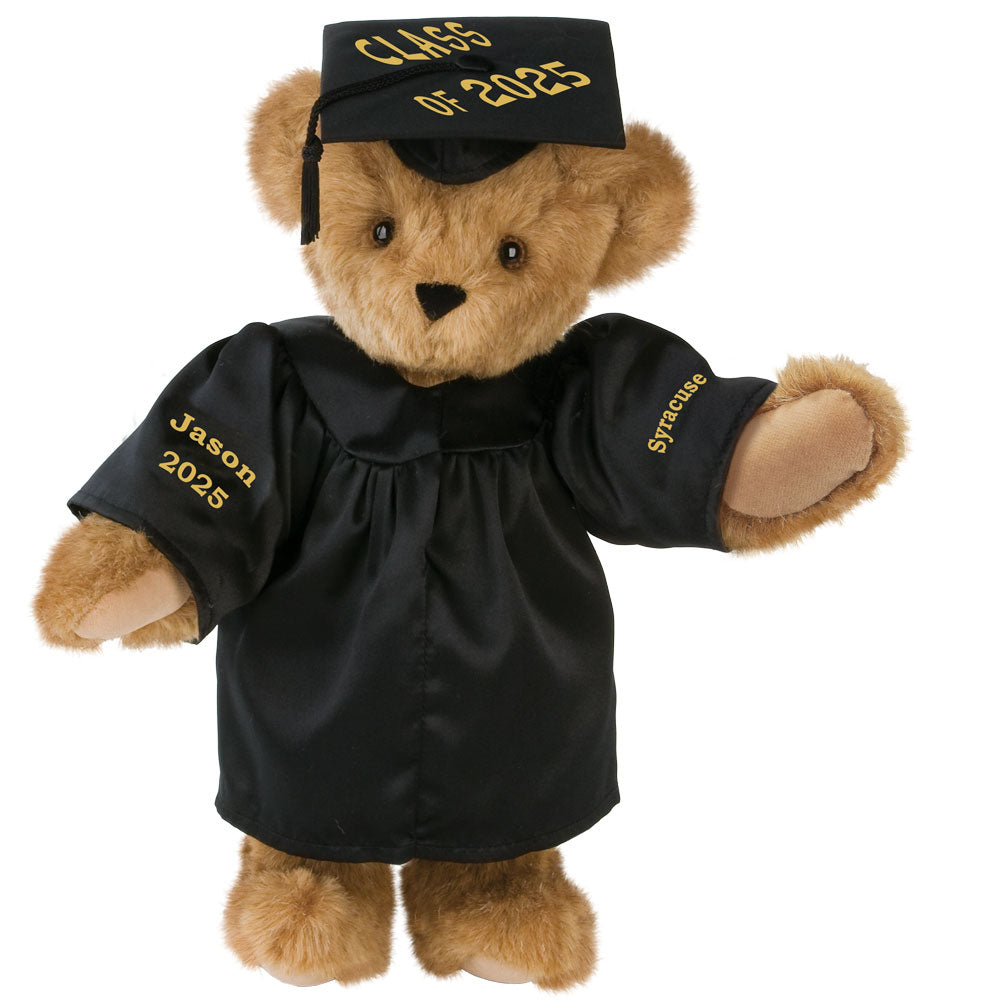 15 In. Class of 2025 Graduation Bear in Black Gown、mySite、pszhyizbm