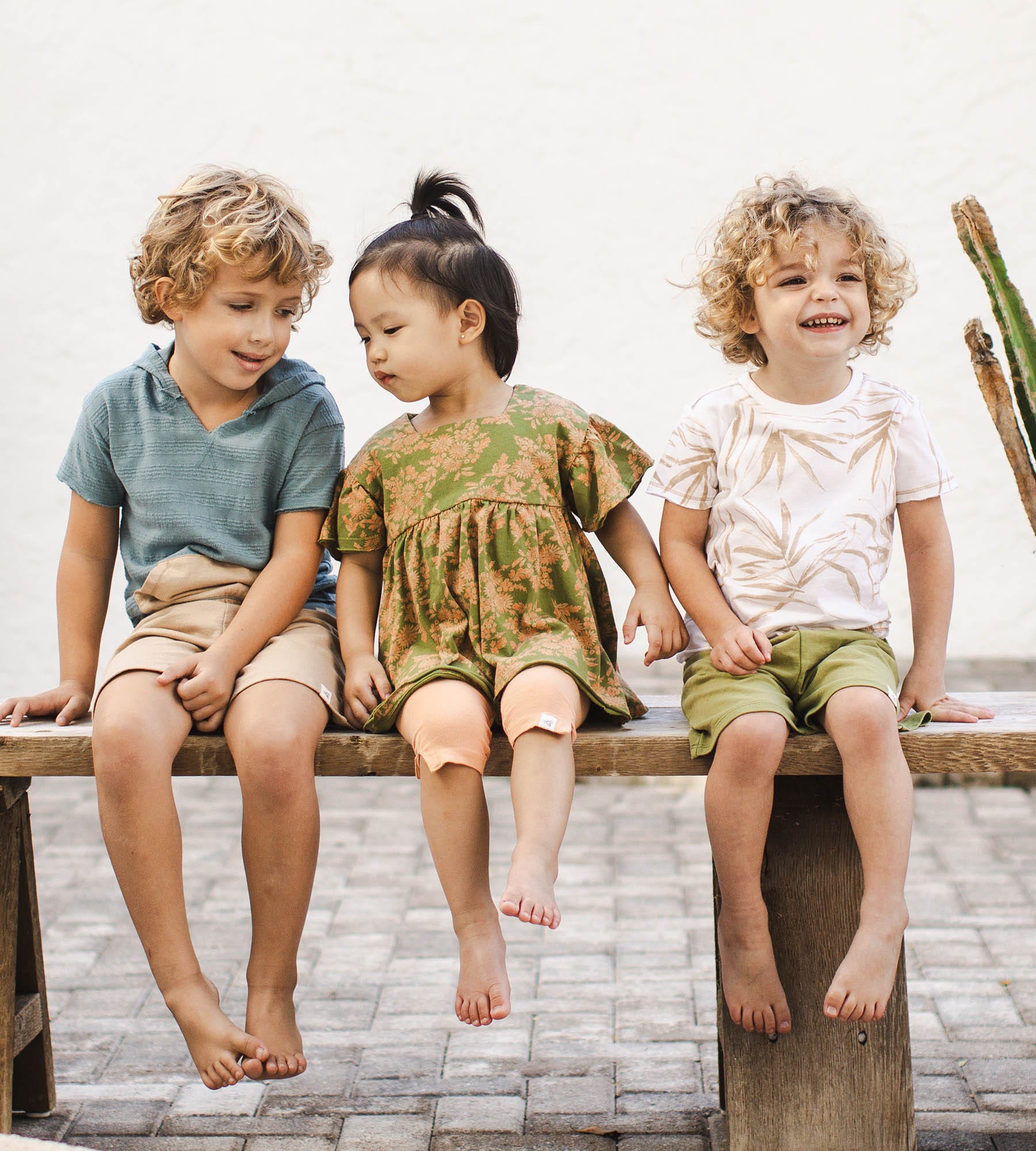  Vibrant Garden Organic Baby Girl Top & Pants Set、mySite、layawaytickets