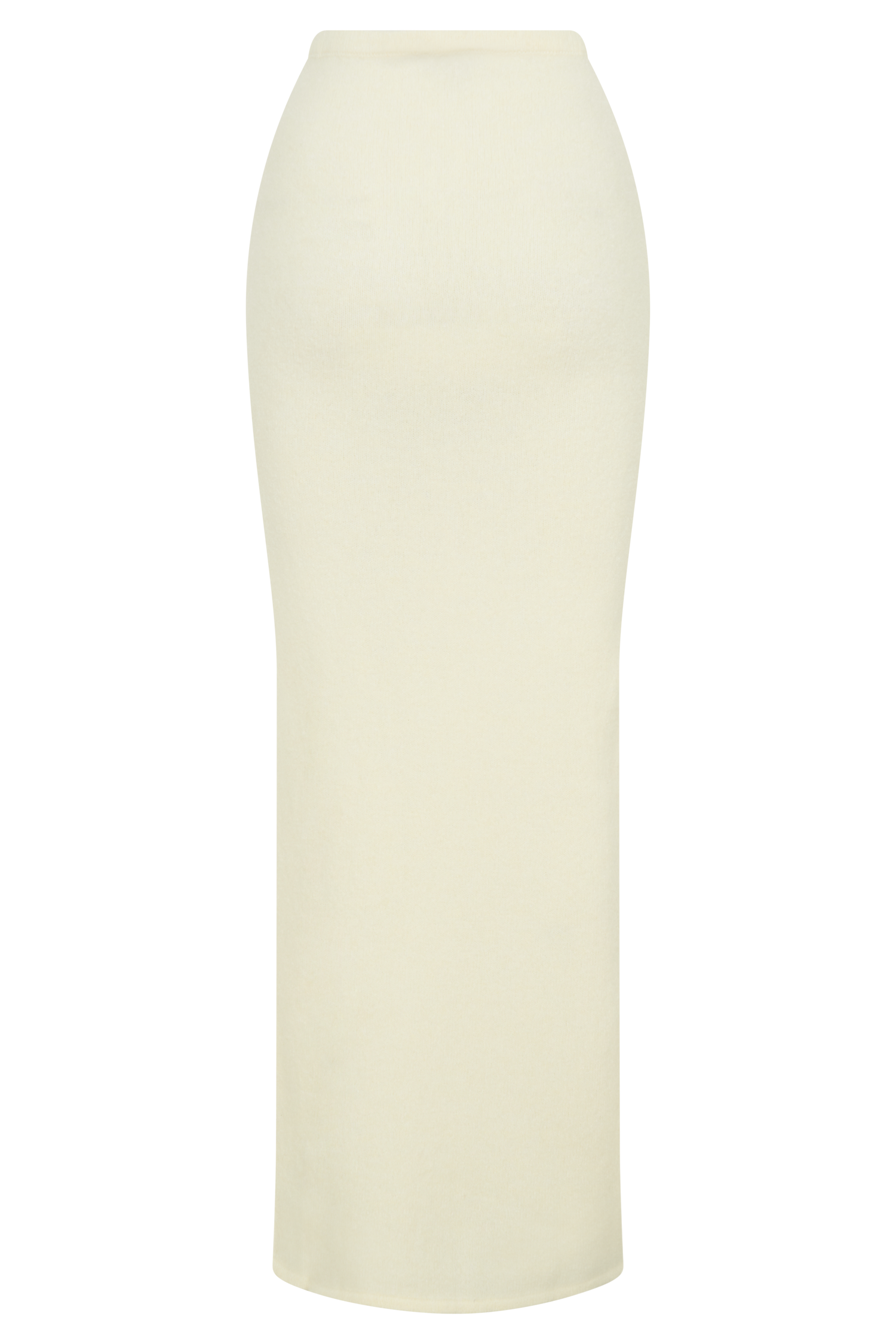 Elise Knit Maxi Skirt - Ivory Marle、mySite、solidvoid