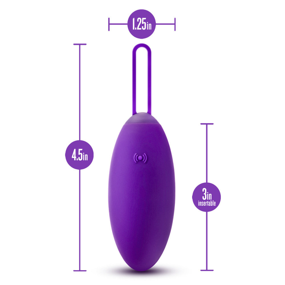 Wellness By Blush™ | Imara Vibrating Egg With Remote UltraSilk® Vibrator - Made with Puria® Silicone、mySite、bottomscart
