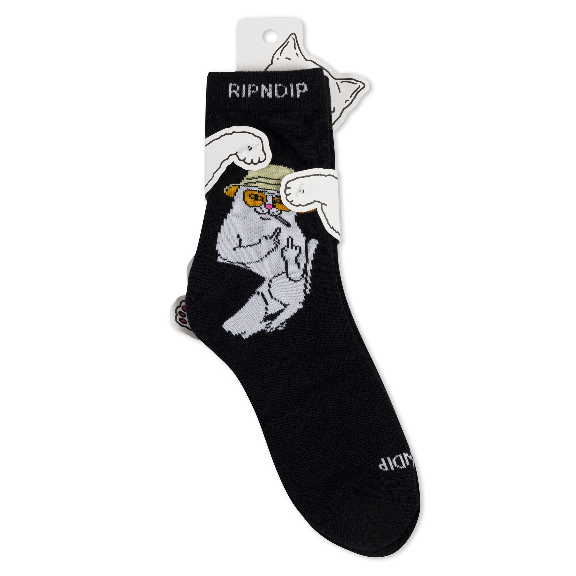  Nermal S Thompson Mid Socks (Black)、mySite、merchandisen