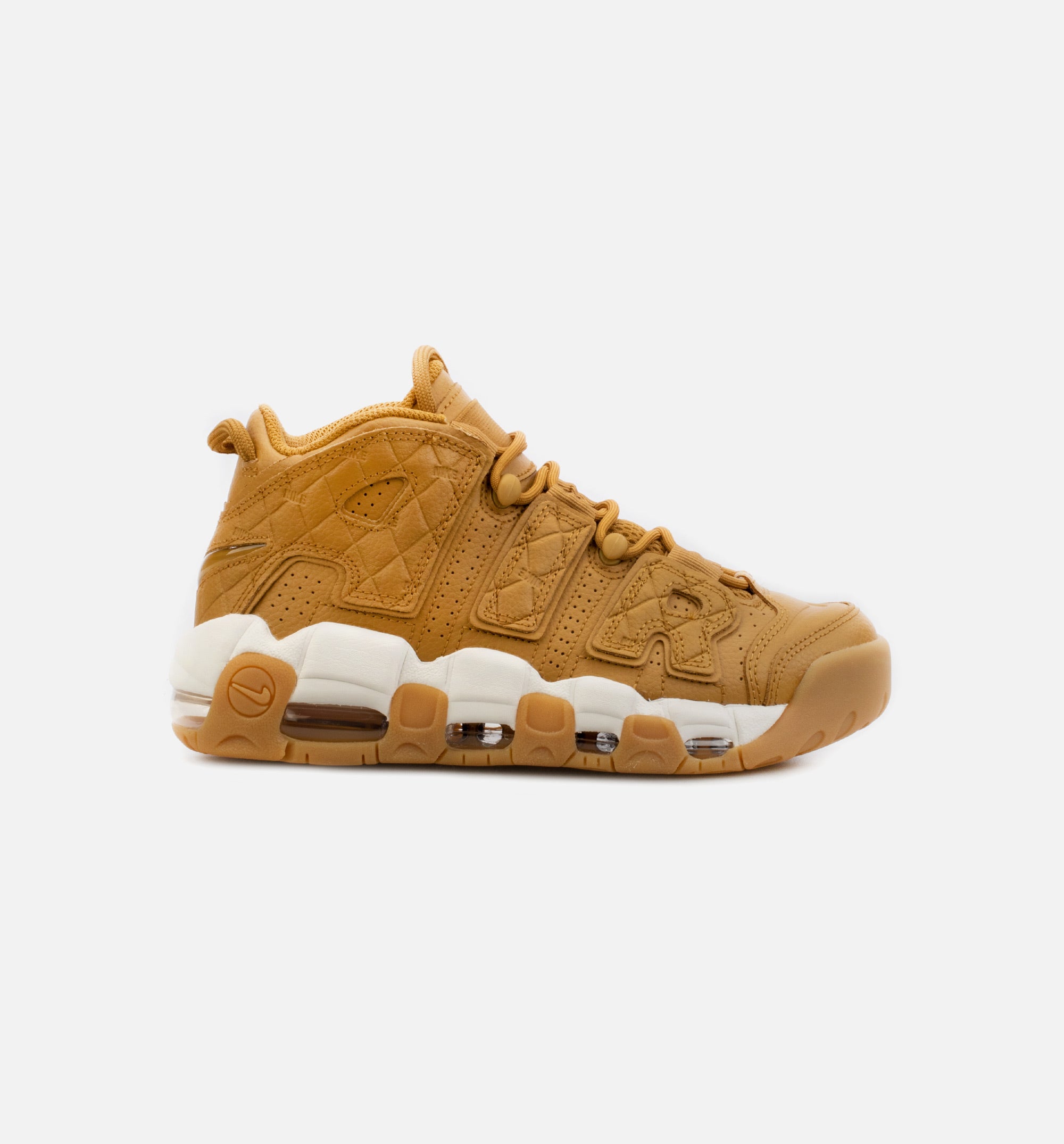 Air More Uptempo Wheat Womens Lifestyle Shoe - Brown、mySite、dreamappss