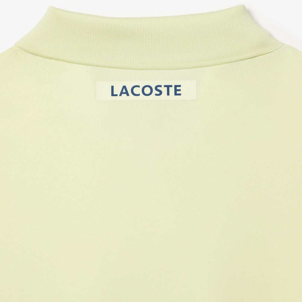 Lacoste Men's Ultra Dry Pique Tennis Polo - Pollen Yellow