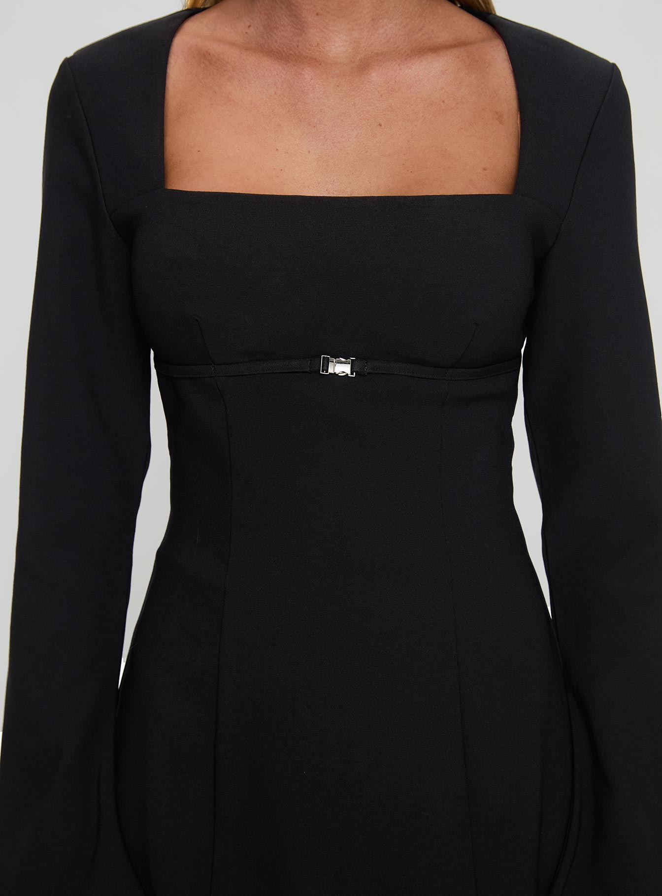 Flounce Romper Black、mySite、solidvoid