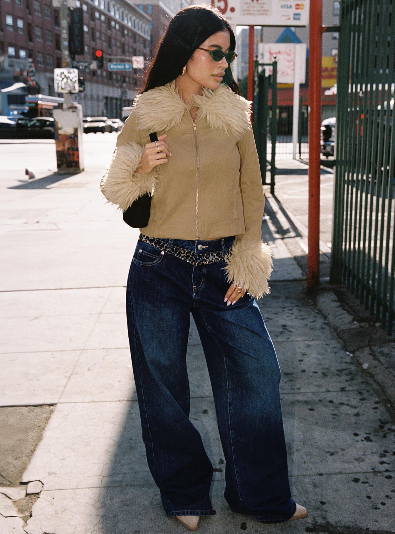 Savenna Jeans Dark Wash / Leopard、mySite、solidvoid