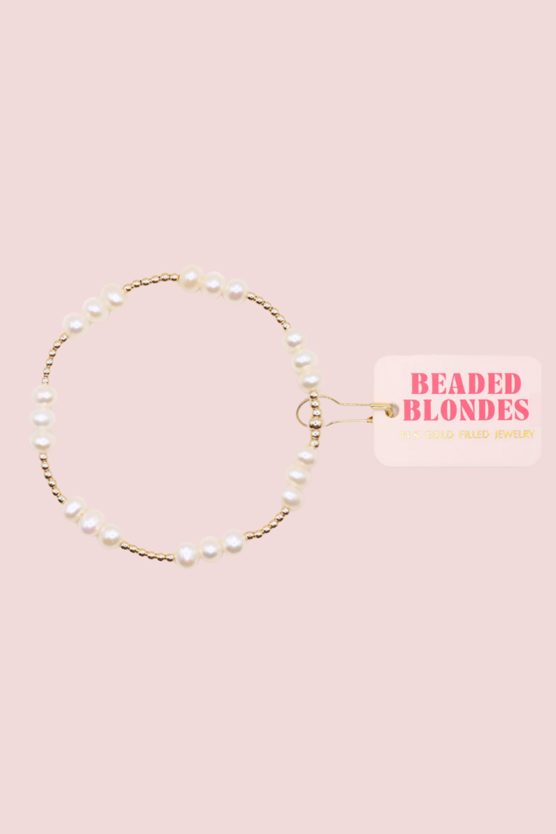 ILY Coastal Pearl Beaded Bracelet- S/M、mySite、hinf8tx79