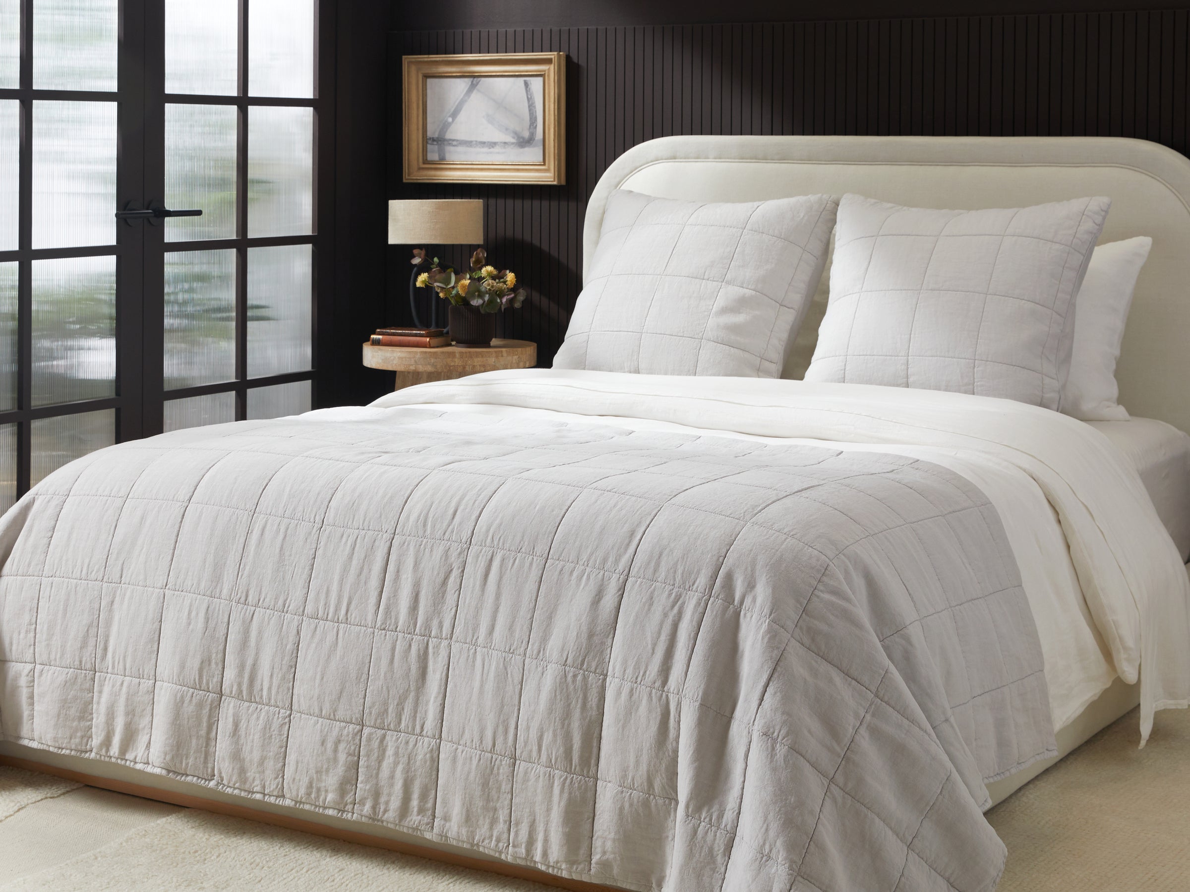  Linen Box Quilt Fabric Swatch (Fog)、mySite、sugarbowlscore