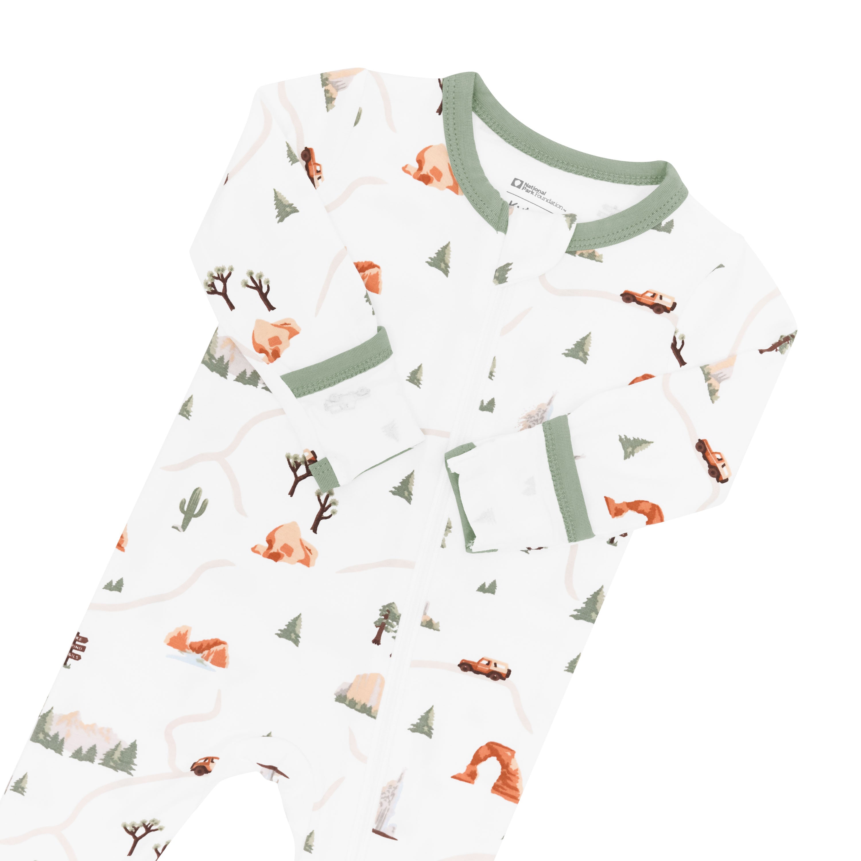  Zippered Footie in Road Trip、mySite、layawaytickets