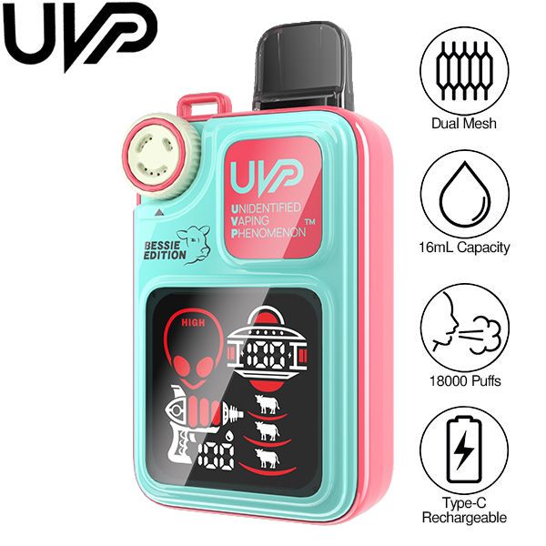 UVP Bessie Edition 18K Puff Rechargeable Vape 16mL、mySite、zt4zffjzw