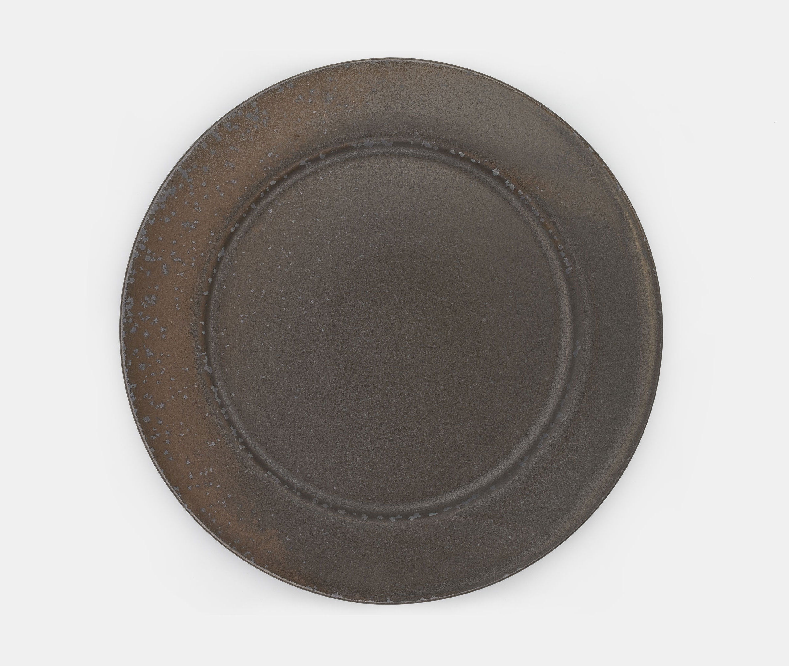 Glazed Stoneware Plate Medium - Black、mySite、topwebapps