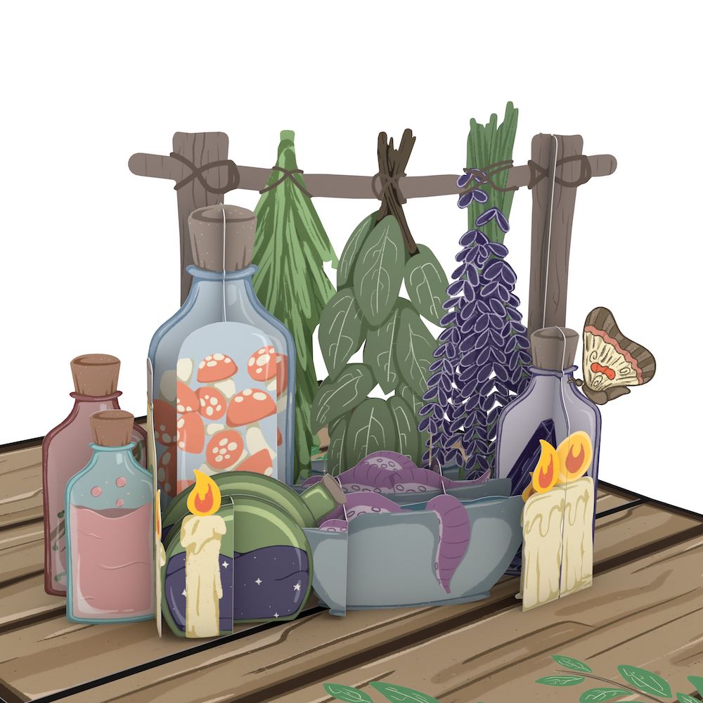 Magical Birthday Potions Pop-Up Card、mySite、solidvoid