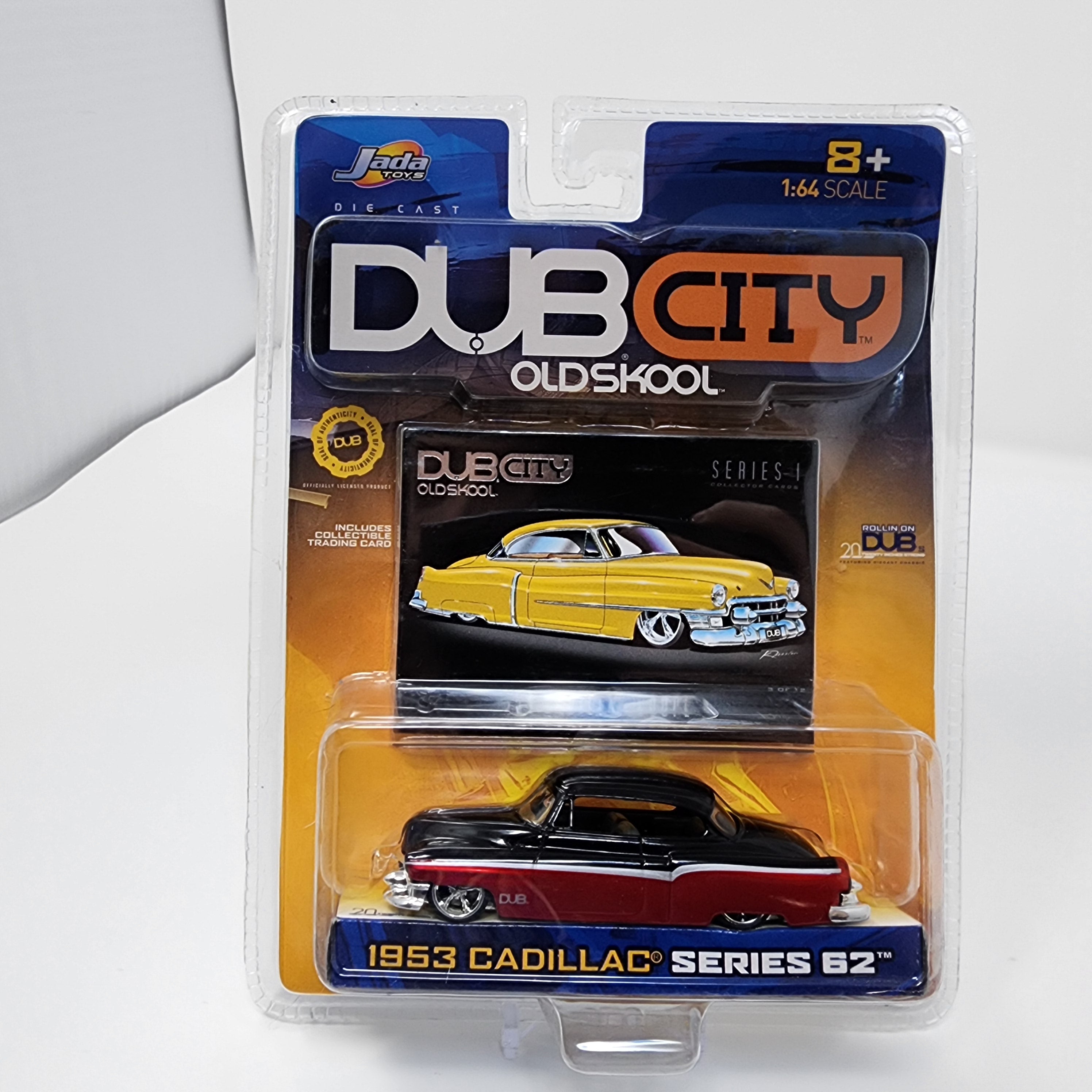 1953 Cadillac Series 62 * Black/Red * Jada Toys 1:64 Scale Dub City Oldskool、mySite、hgirdovlk