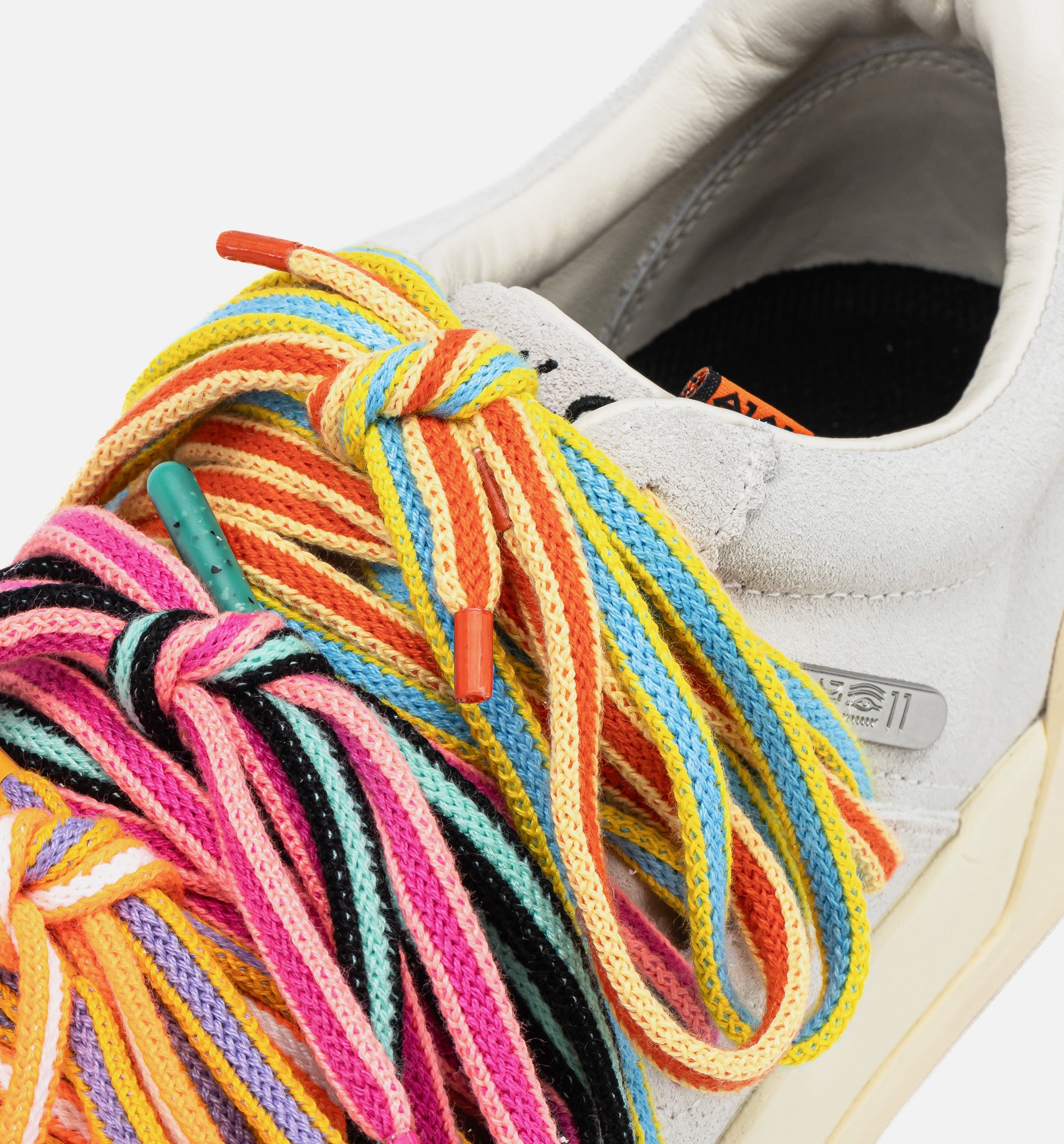 Kai Hela Roots Tribe Mens Lifestyle Shoe - Ivory/White/Multicolor、mySite、dreamappss