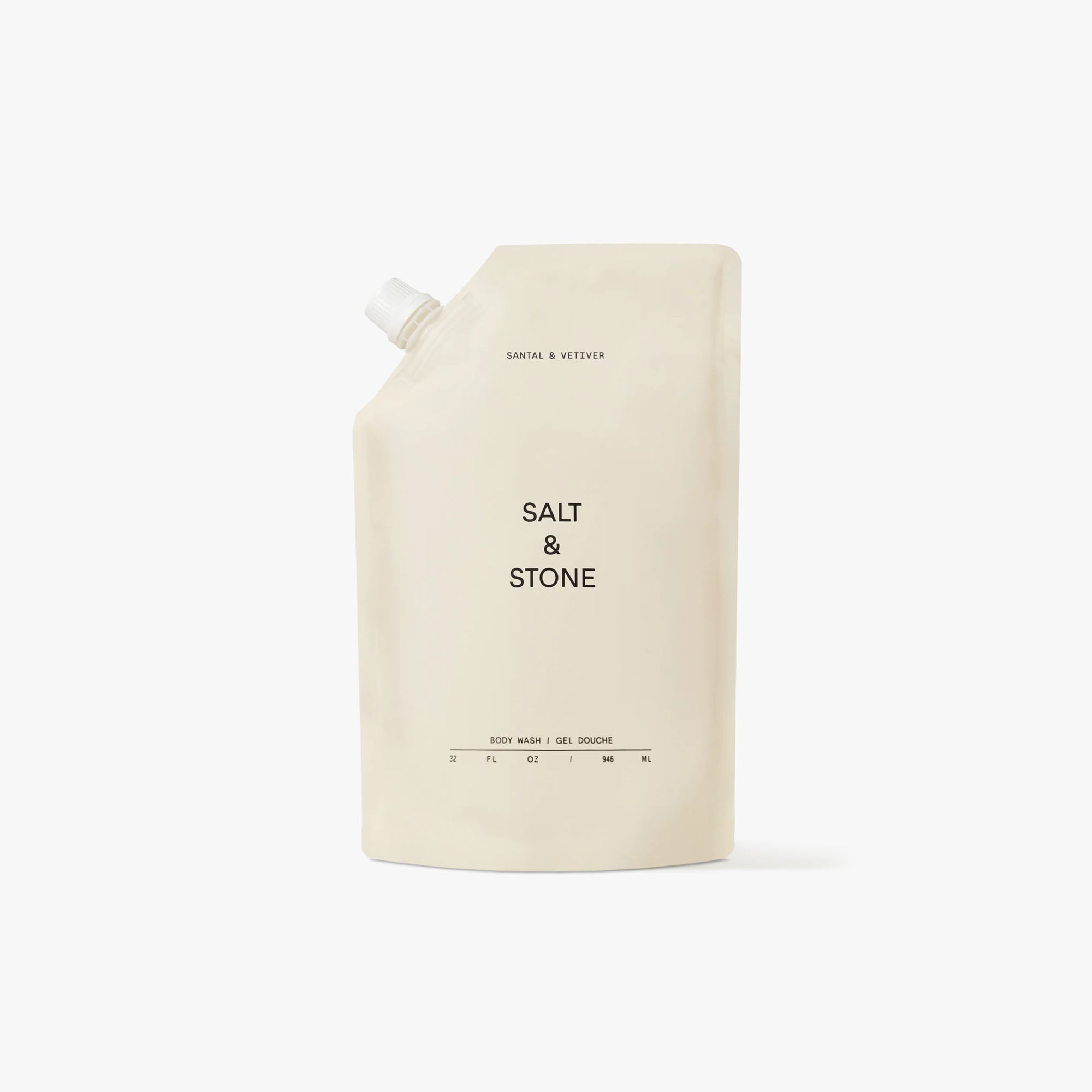 SALT & STONE Body Wash Refill Pouch / Santal & Vetiver、mySite、merchandisen