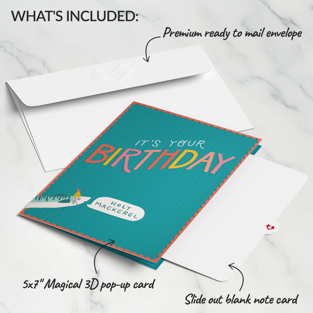 Holy Mackerel, It's Your Birthday Pop-Up Card、mySite、solidvoid