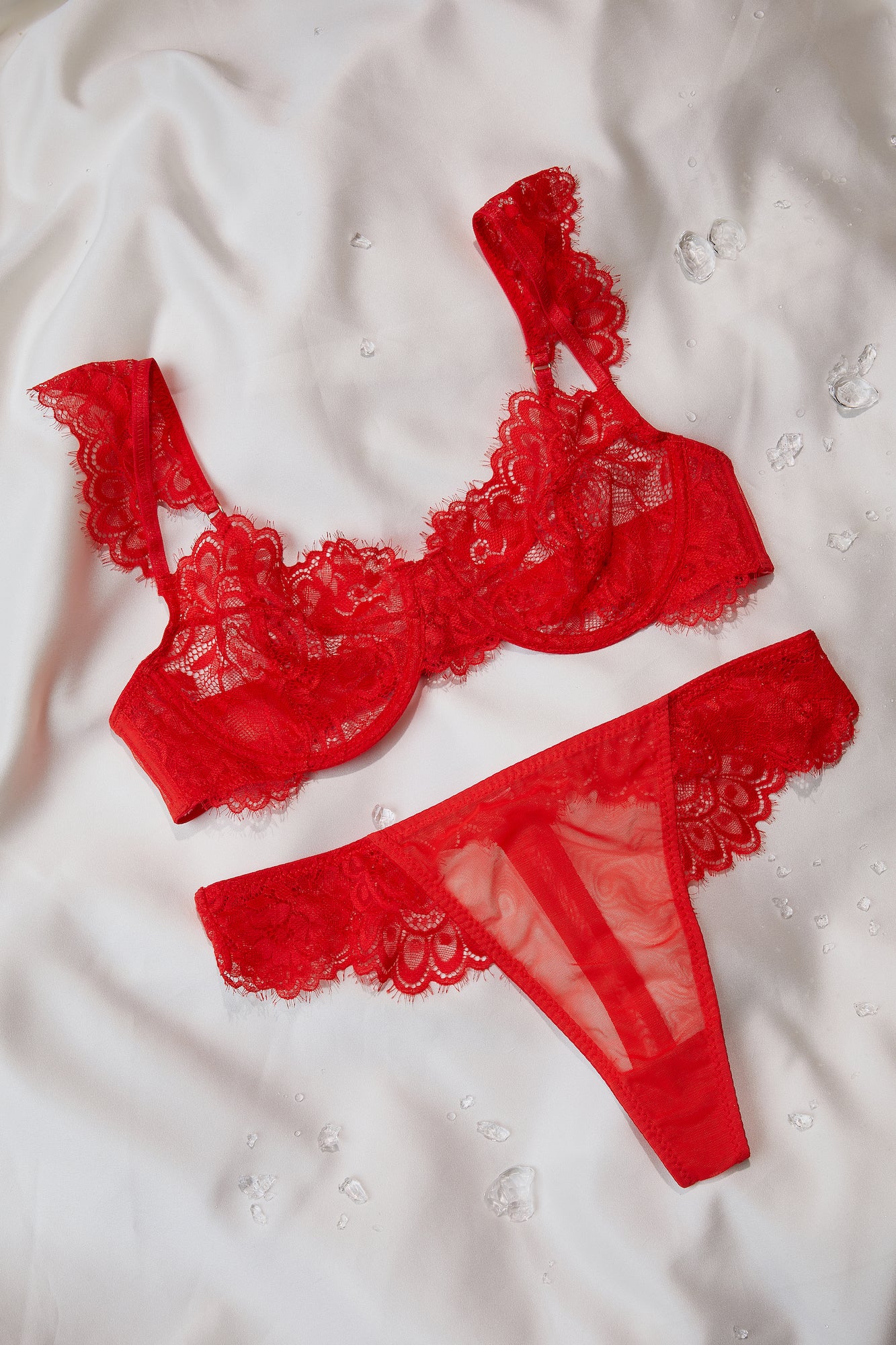 Red Lace Lingerie Set、mySite、bengalsvssteelers