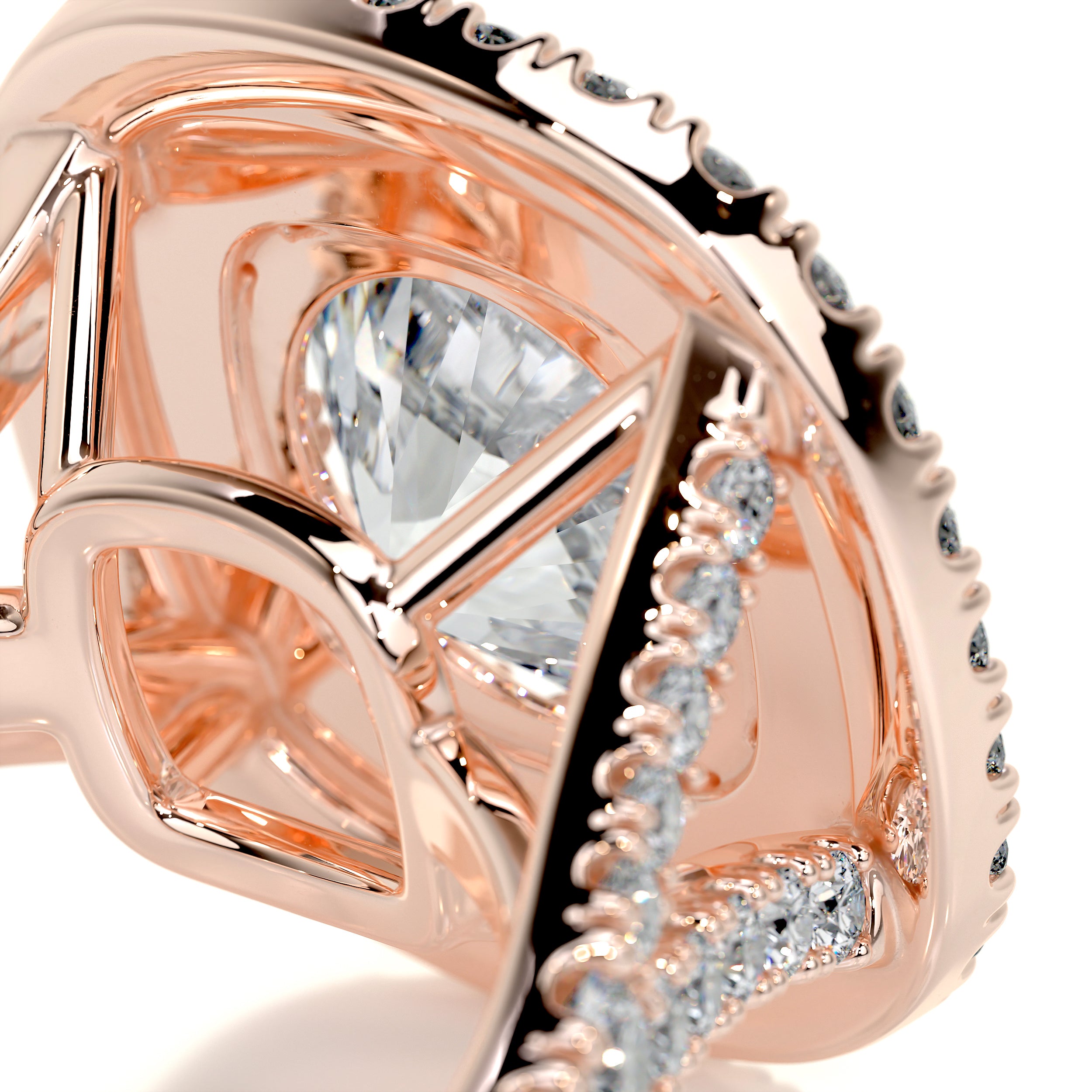 Angela Diamond Engagement Ring -14K Rose Gold、mySite、hinf8tx79