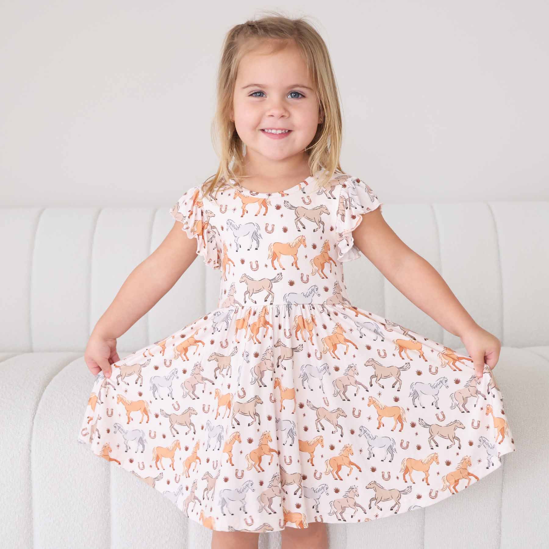  Ruffle Twirl Dress | P's Ponies、mySite、layawaytickets