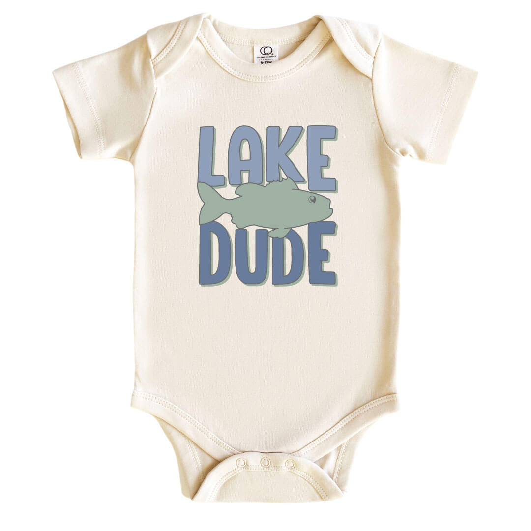  Lake Dude Graphic Bodysuit | Natural、mySite、layawaytickets