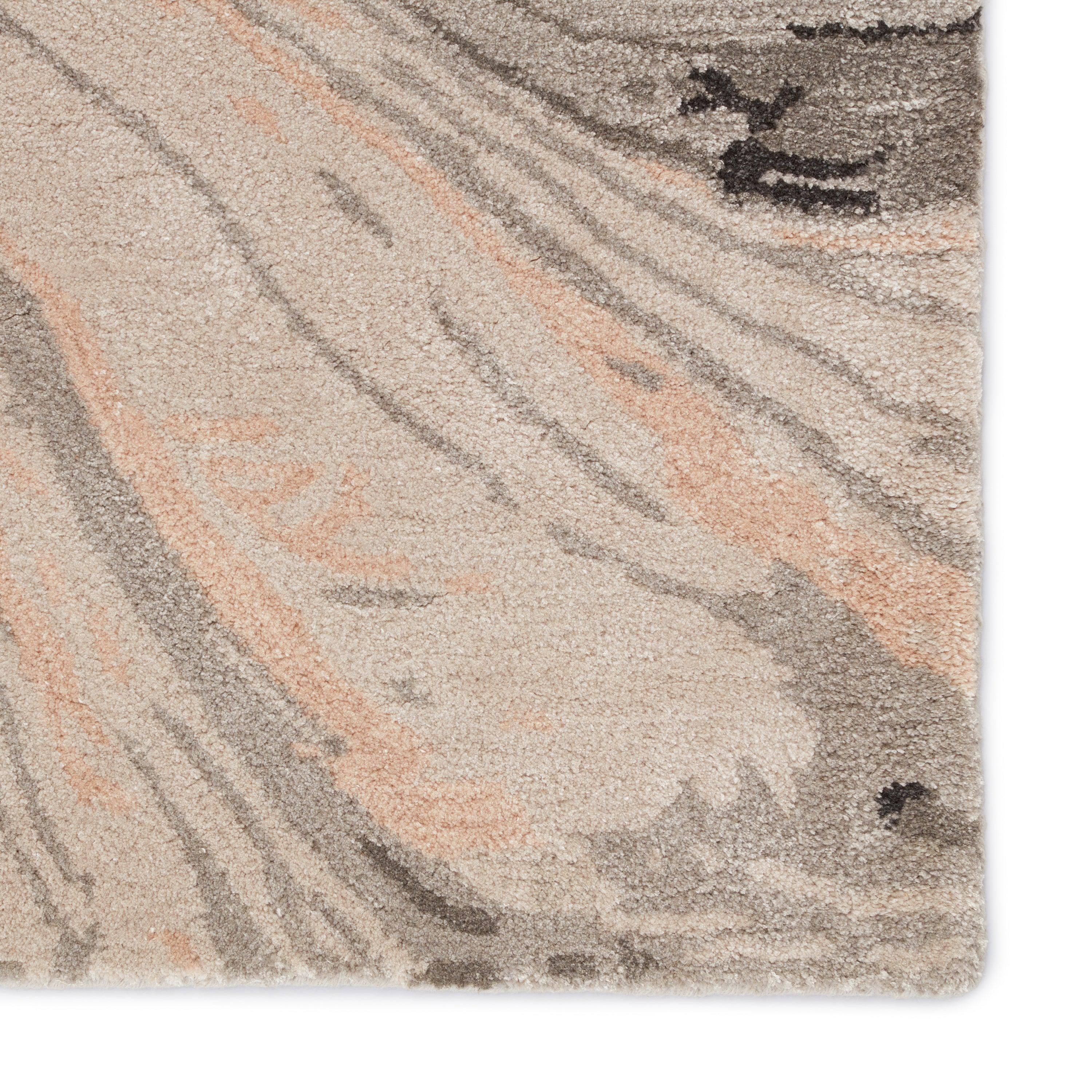 Atha Handmade Abstract Light Blush Gray Area Rug、mySite、gigharbornorthrealestate