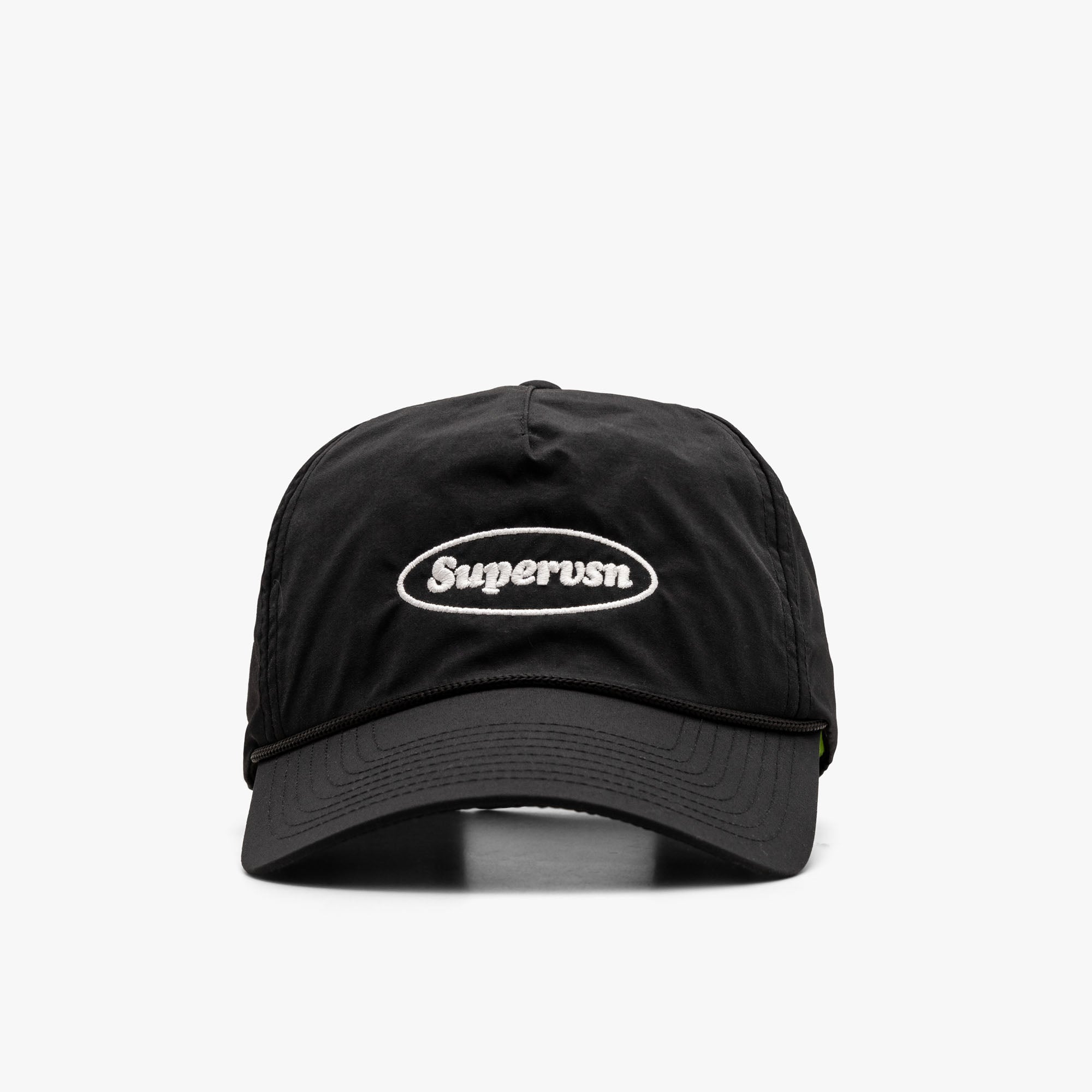  Supervsn Oval Stamp Logo Camp Hat / Black、mySite、merchandisen