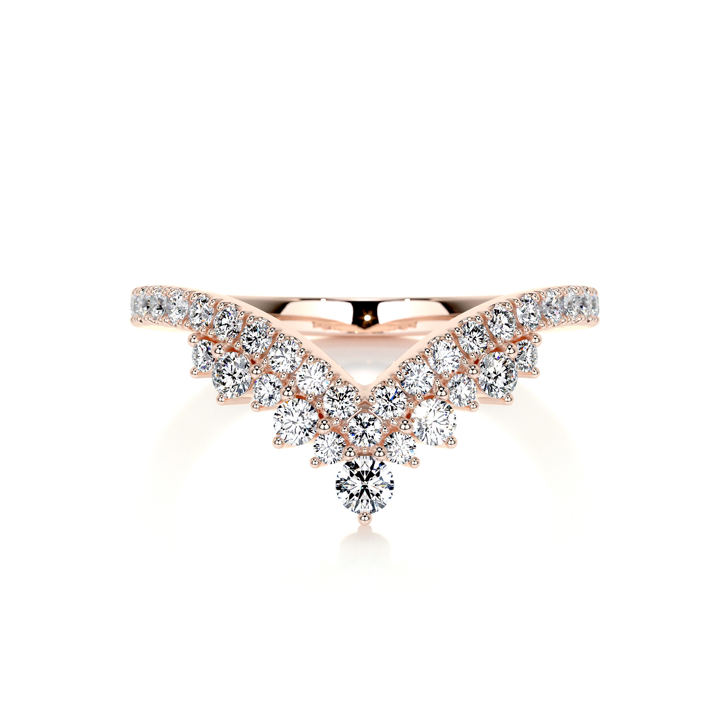 Mia Lab Grown Diamond Wedding Ring (0.50 Carat) -14K Rose Gold、mySite、hinf8tx79