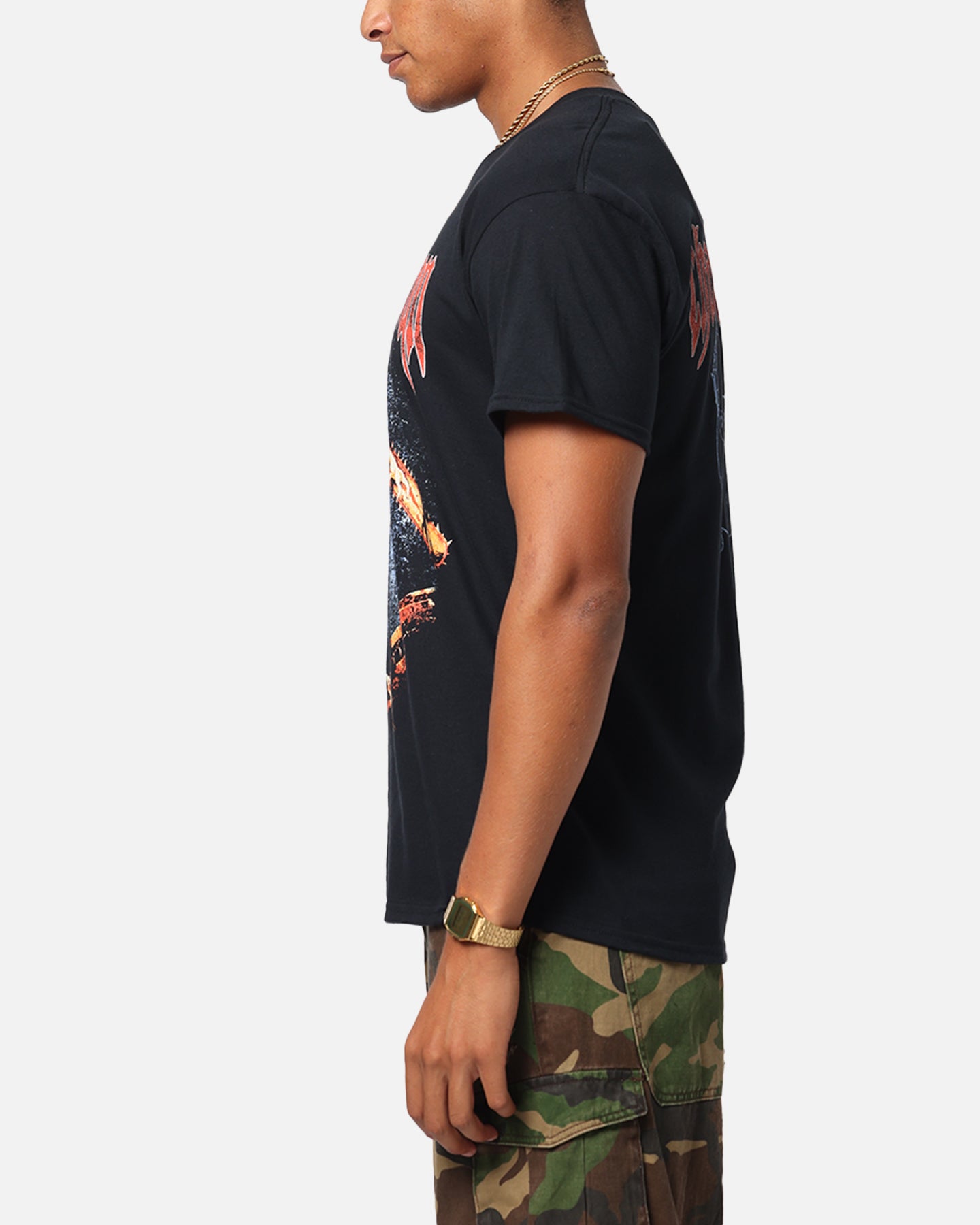 Goat Crew X Chainsaw Man T-Shirt Black、mySite、zt4zffjzw