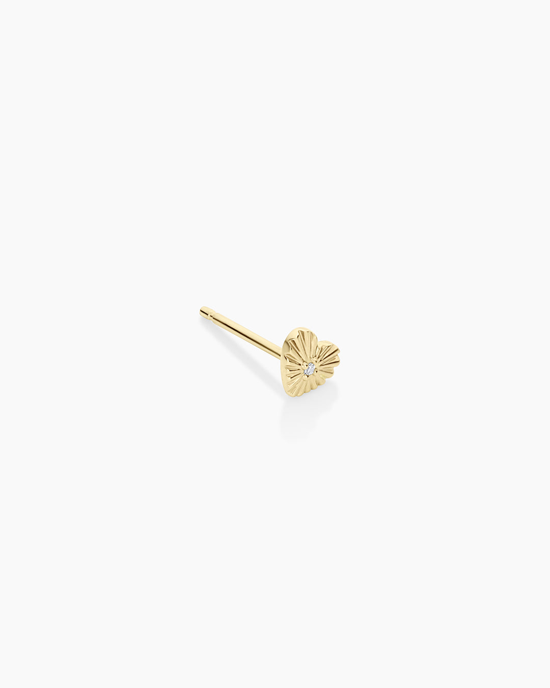 Diamond Vintage Heart Single Stud、mySite、hinf8tx79