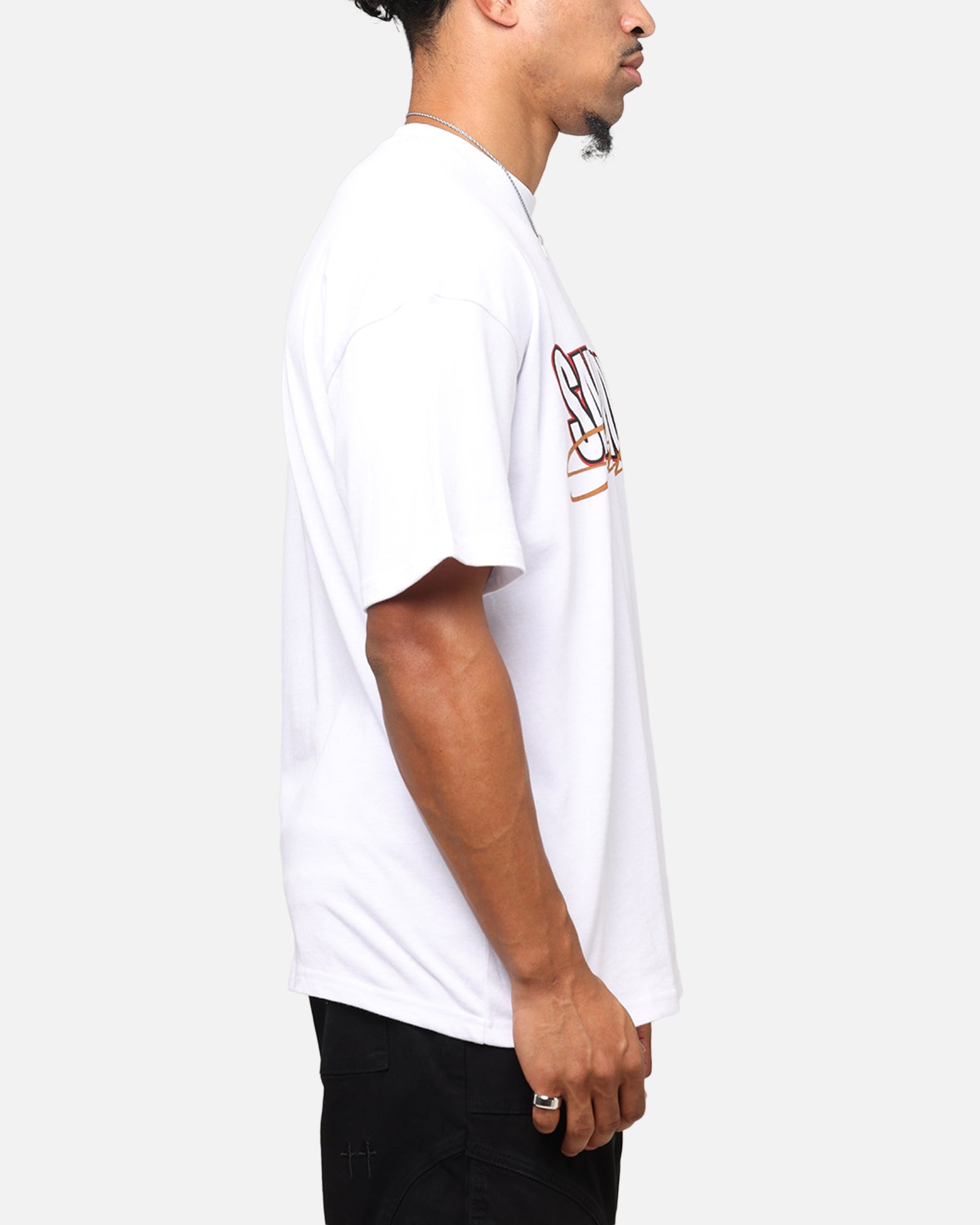 Saint Morta Studios Drop Shoulder T-Shirt White、mySite、zt4zffjzw