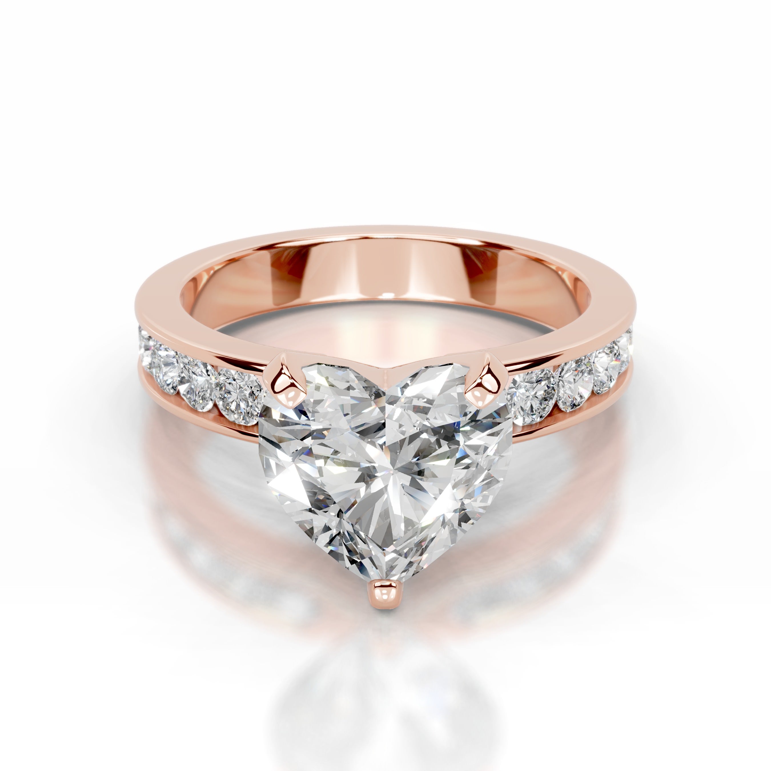 Giselle Lab Grown Diamond Ring - 14K Rose Gold、mySite、hinf8tx79