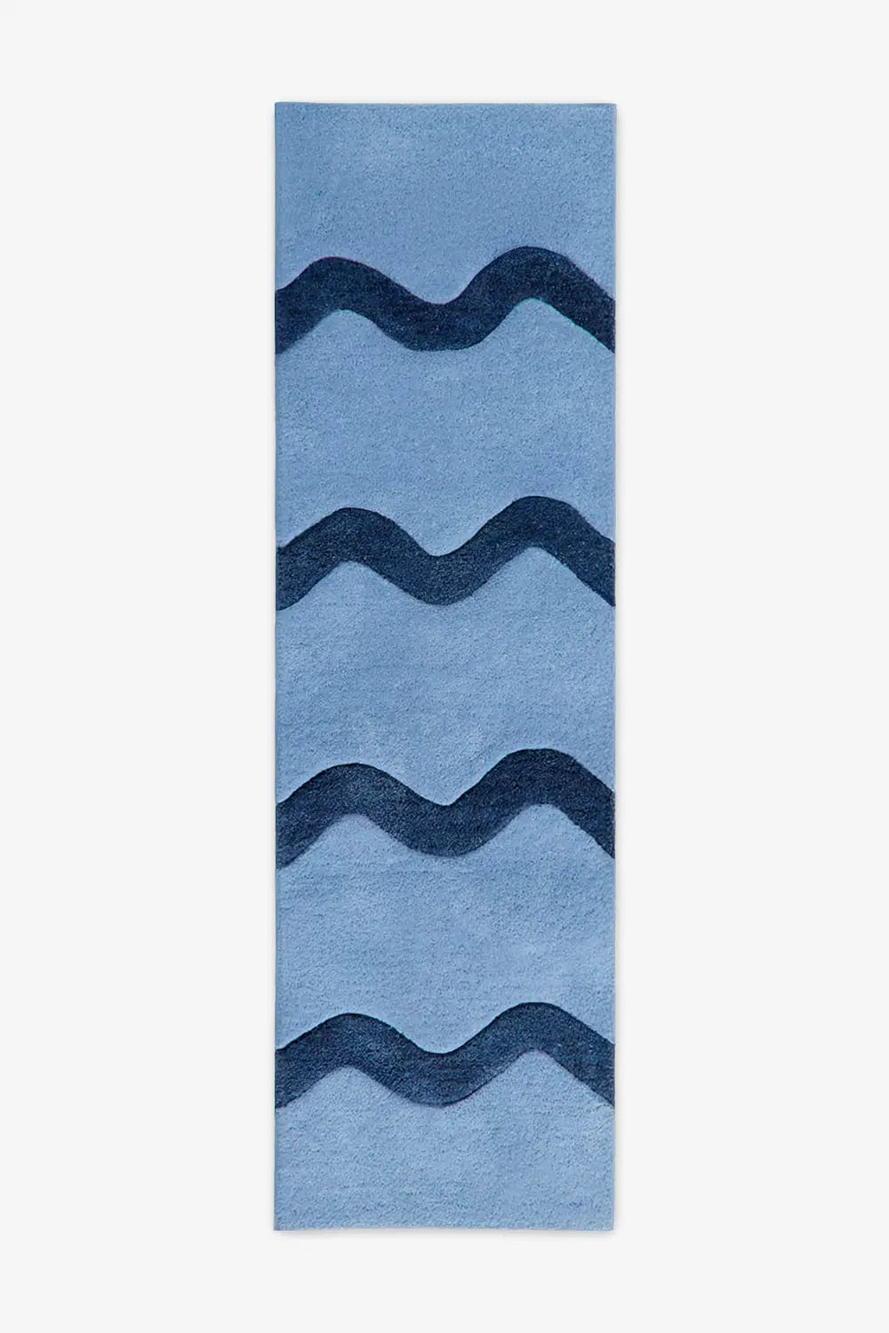 Wavy Stripe Hand Tufted Wool Runner Rug、mySite、gigharbornorthrealestate