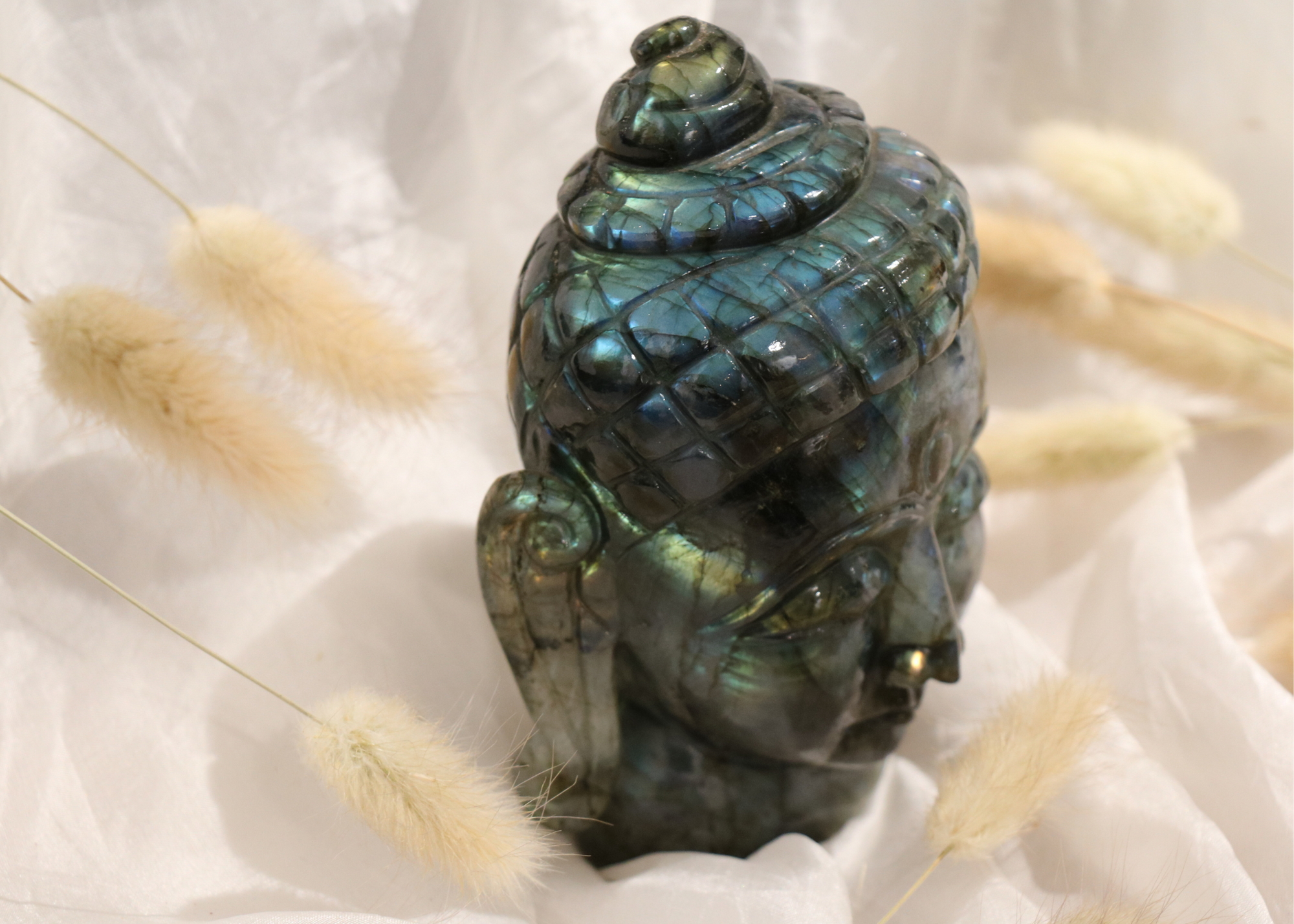 Buddha Statue - Labradorite (11cm)、mySite、topwebapps