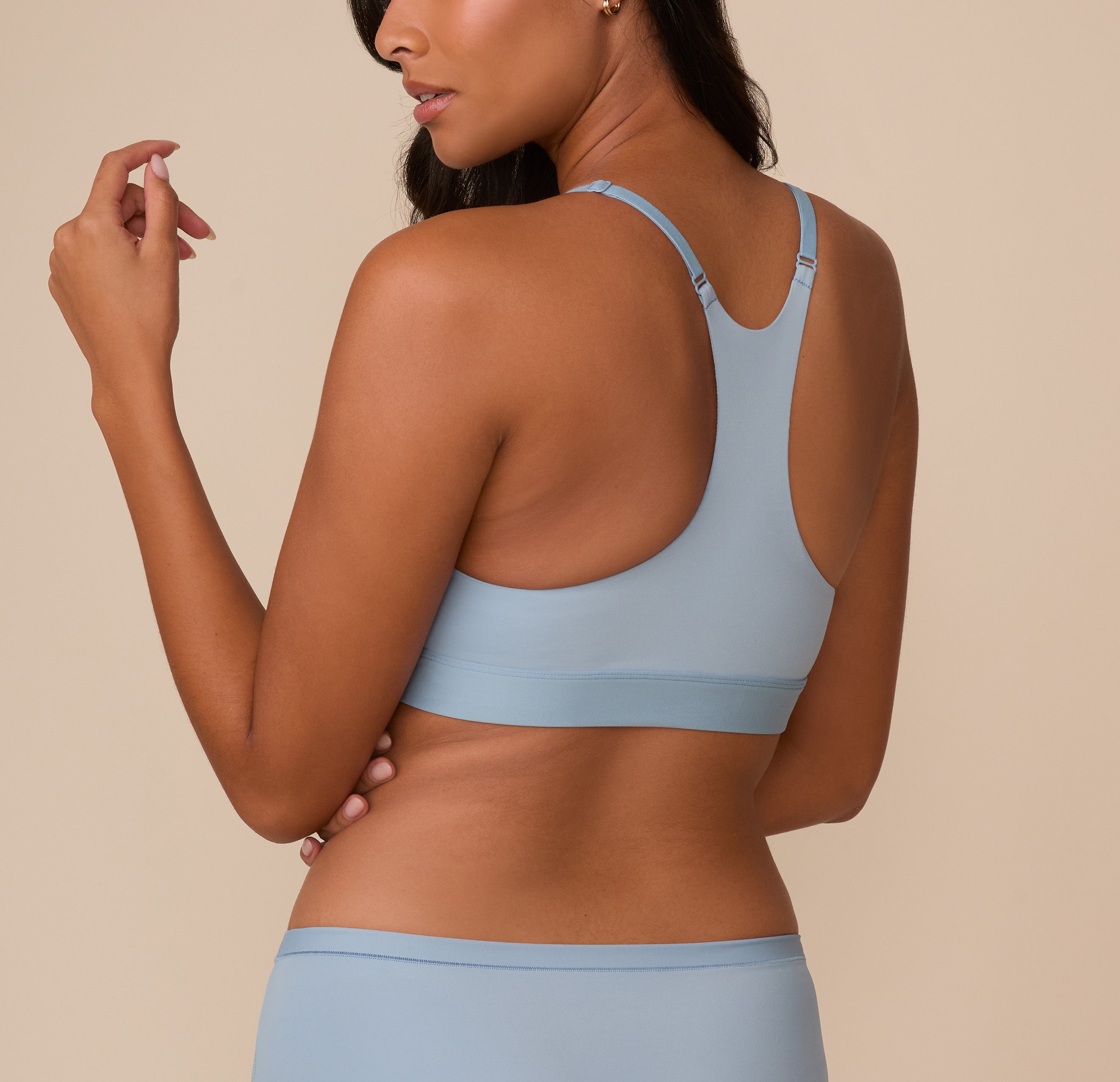 Bliss Racerback Bralette - Glacier、mySite、bengalsvssteelers