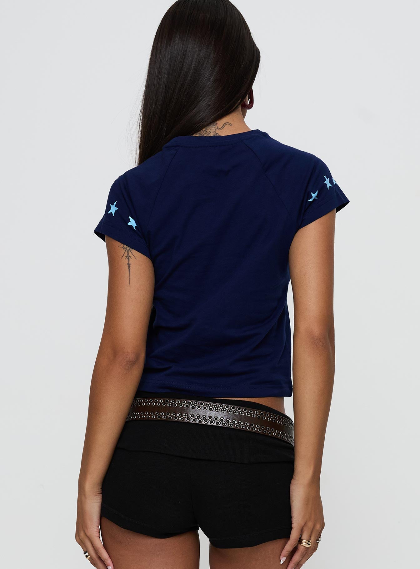 Perfect 10 Graphic Top Blue、mySite、solidvoid
