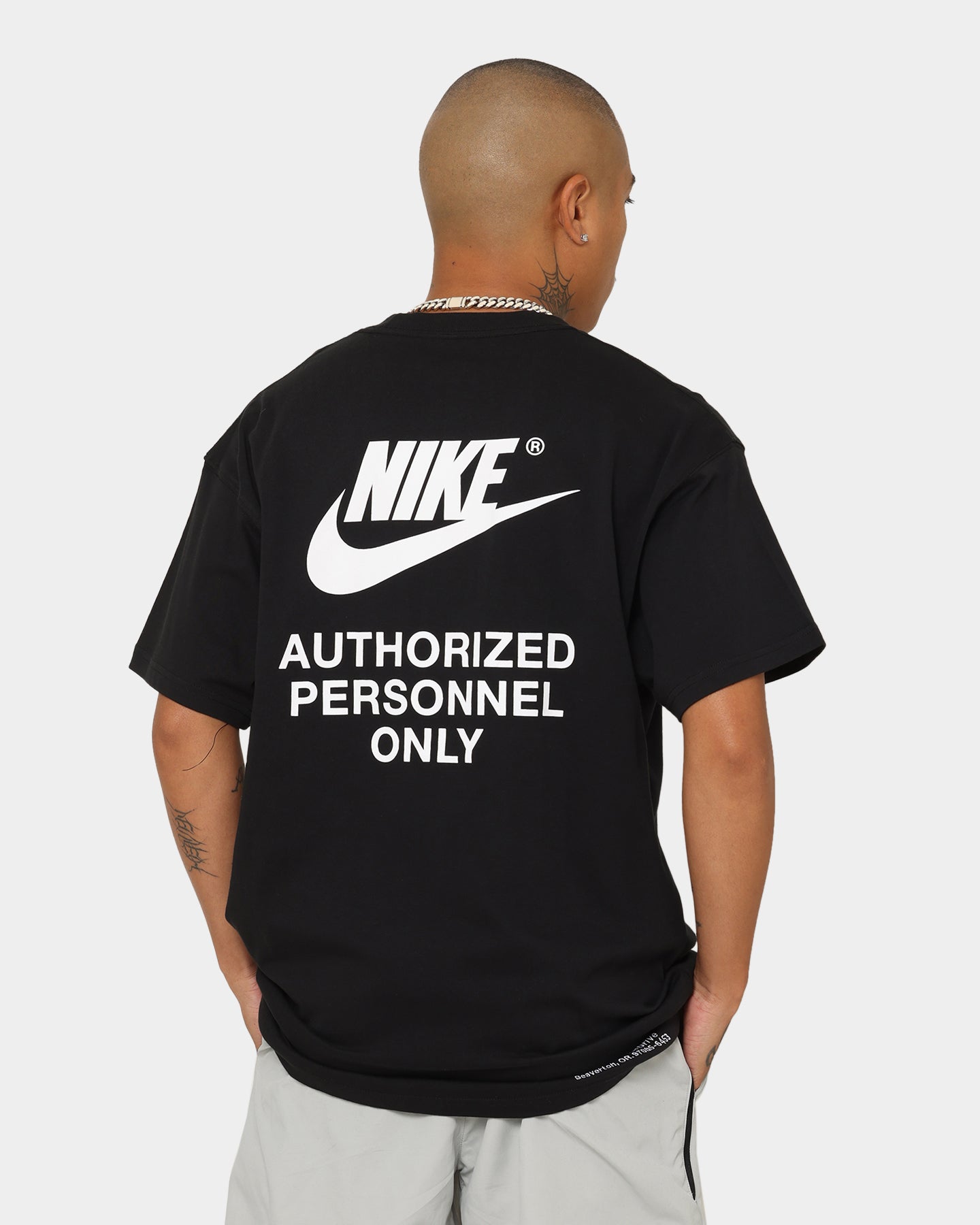 Nike Sportswear Authorized Personnel T-Shirt Black、mySite、zt4zffjzw