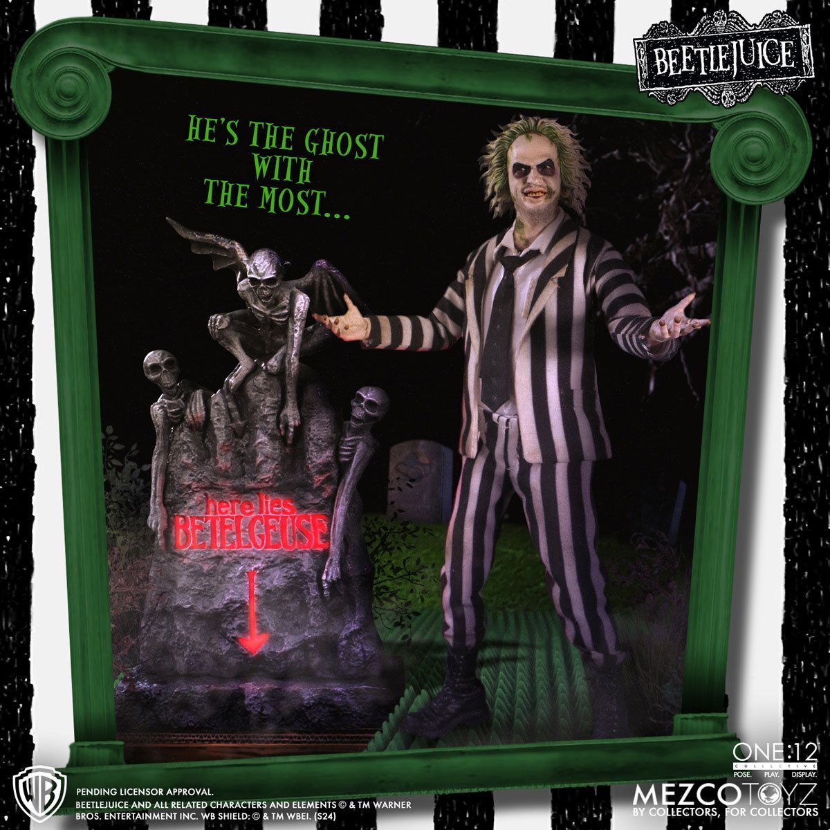 Beetlejuice (1988) Mezco One:12 Collective Deluxe Edition Beetlejuice、mySite、hgirdovlk
