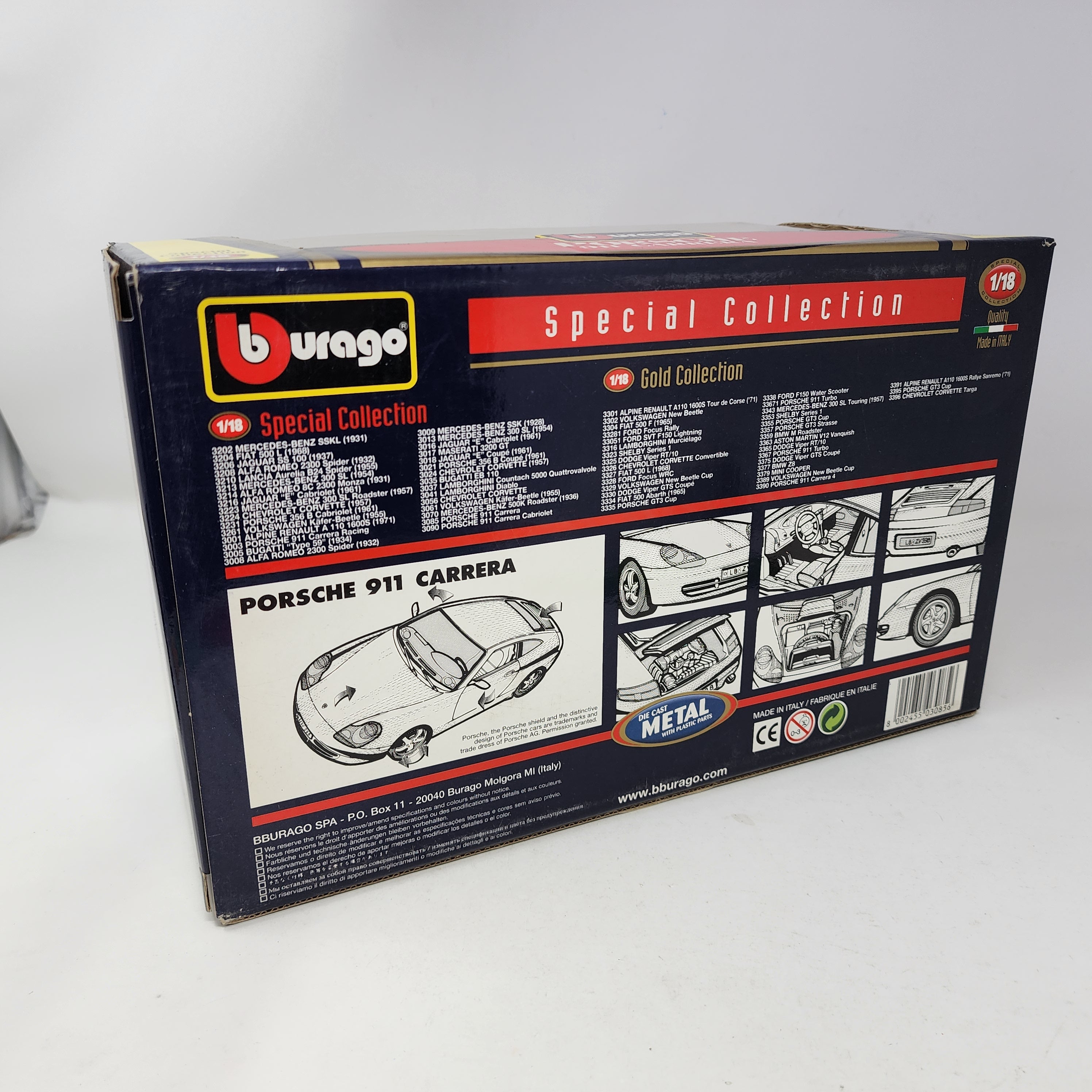 Porsche 911 Carrera * 1/18 Scale Burago、mySite、hgirdovlk