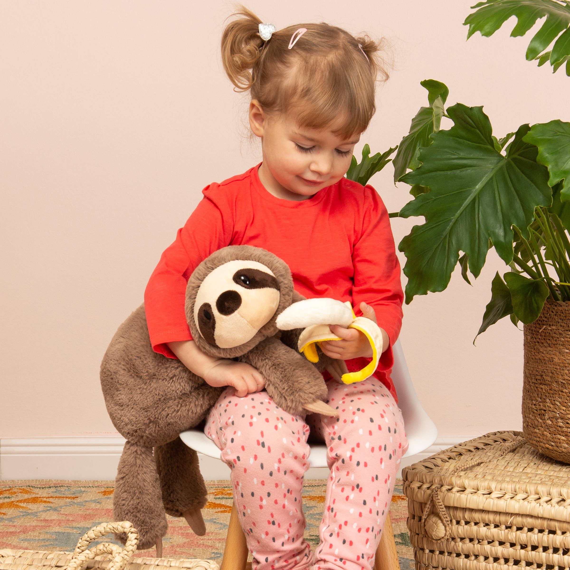 Cute Floppy Helge Sloth 48 cm Stuffed Animal by Teddy Hermann、mySite、g9winljtr