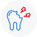 Occasional tooth sensitivity