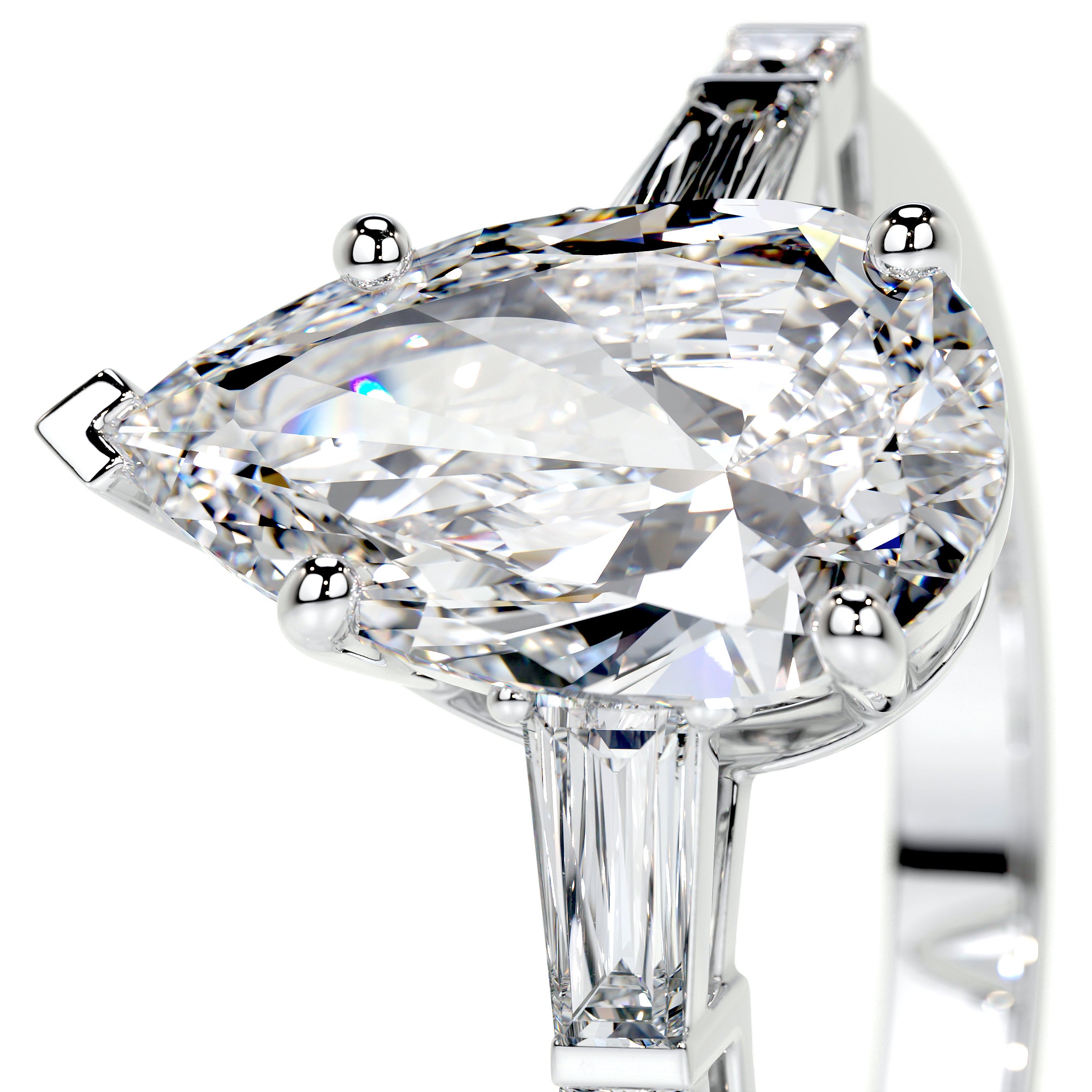 Keyshawna Lab Grown Diamond Ring -Platinum、mySite、hinf8tx79