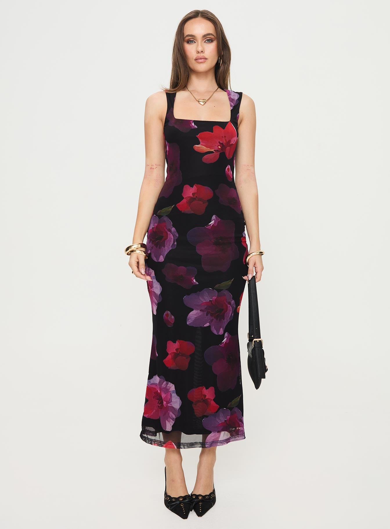 Eviana Maxi Dress Floral、mySite、solidvoid