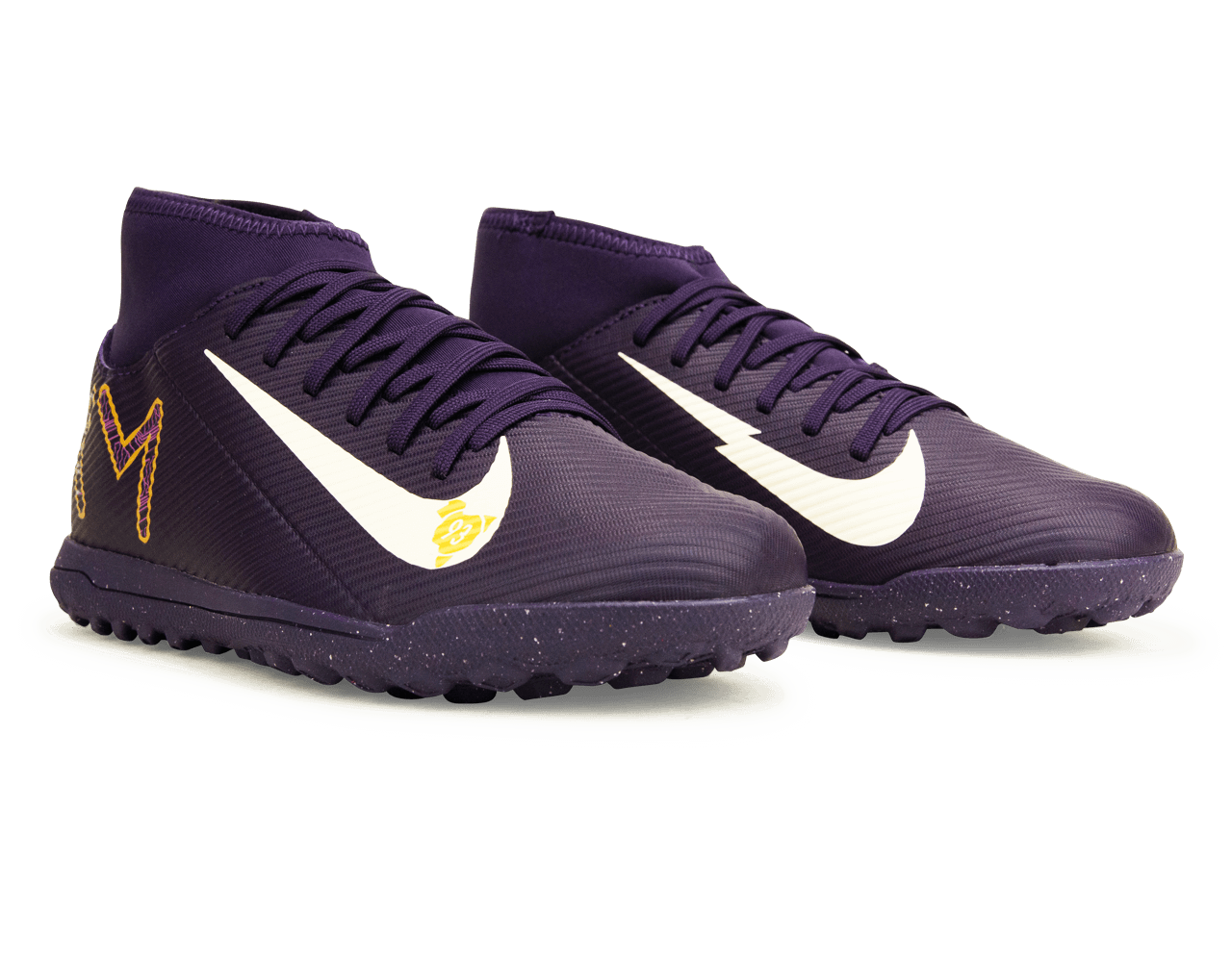 Nike Kids Zoom Mercurial Superfly 10 Club KM TF Grand Purple/Pale Ivory、mySite、bottomscart