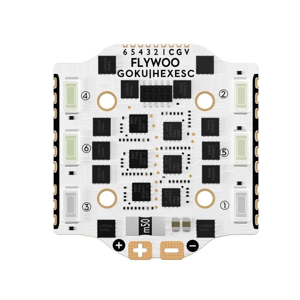  Flywoo GOKU HEX V3 20A 2-4S 6-in-1 BLHeli_S ESC w/ LED - 16x16、mySite、merchandisen