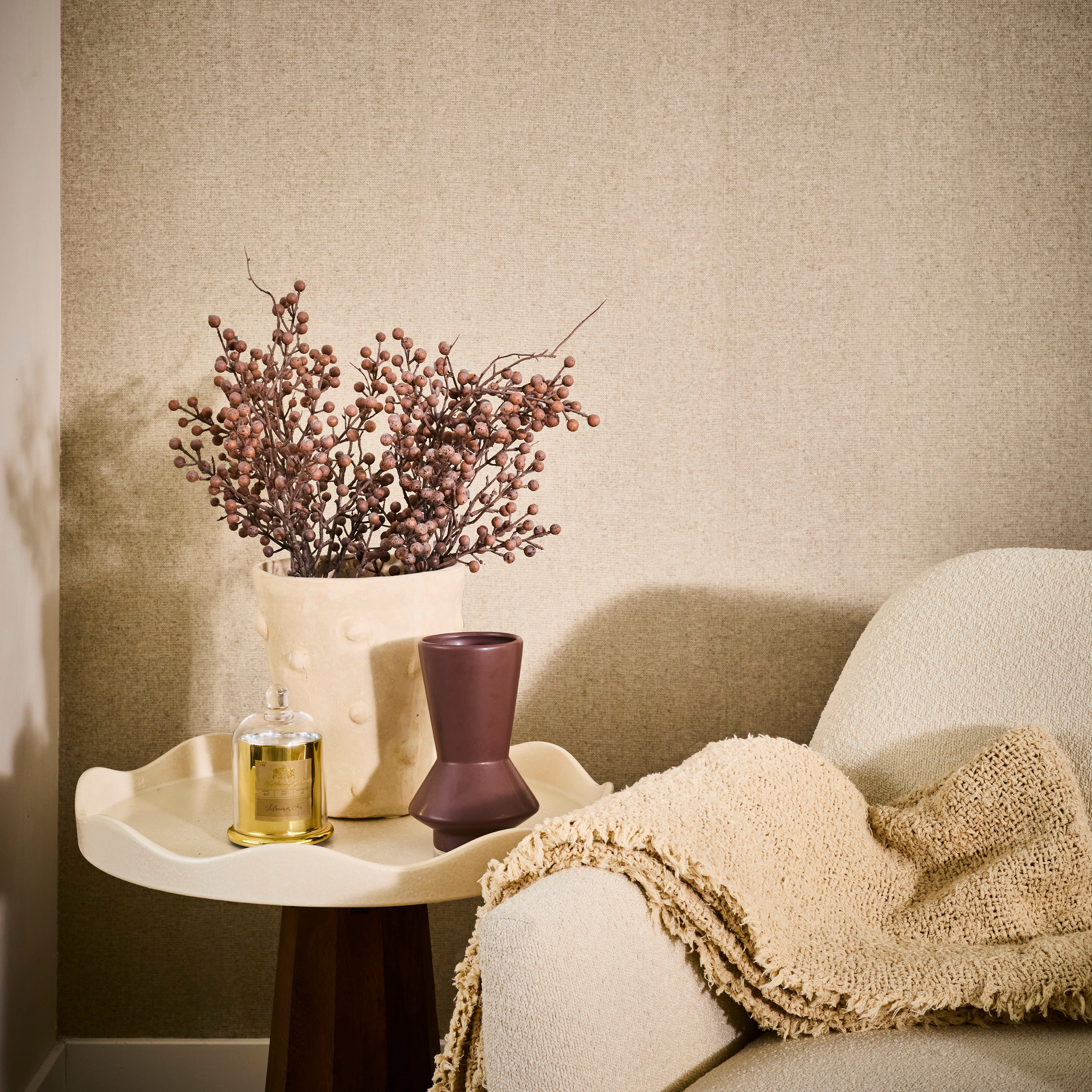  Brown Stoneware Vase、mySite、elrpsem3k