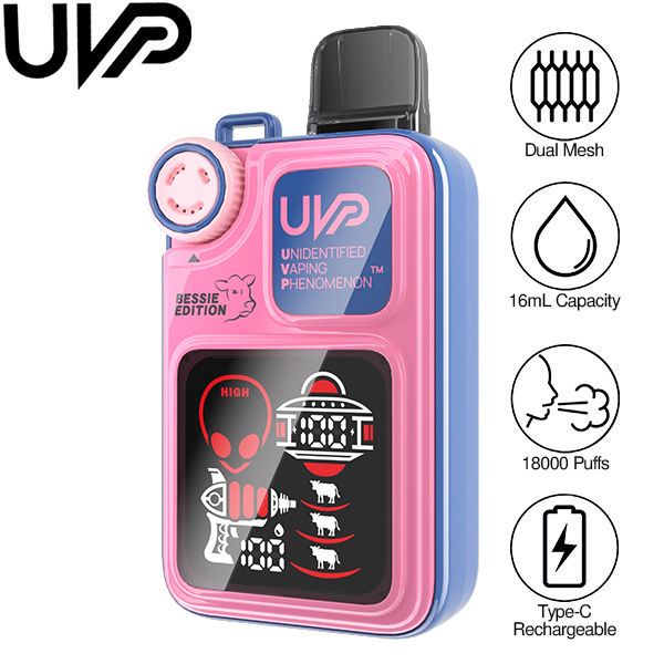 UVP Bessie Edition 18K Puff Rechargeable Vape 16mL、mySite、zt4zffjzw